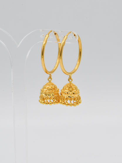 22ct Gold Jhumki Bali