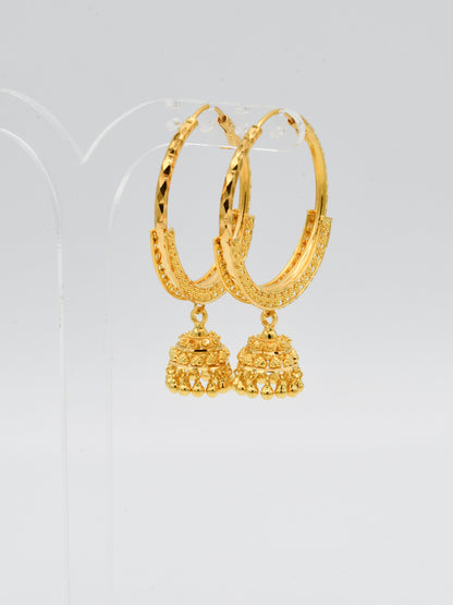 22ct Gold Jhumki Bali