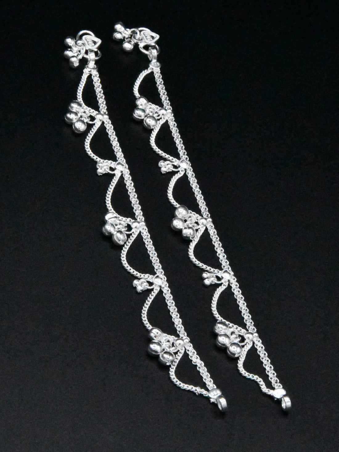 Girls Silver Anklets - Roop Darshan
