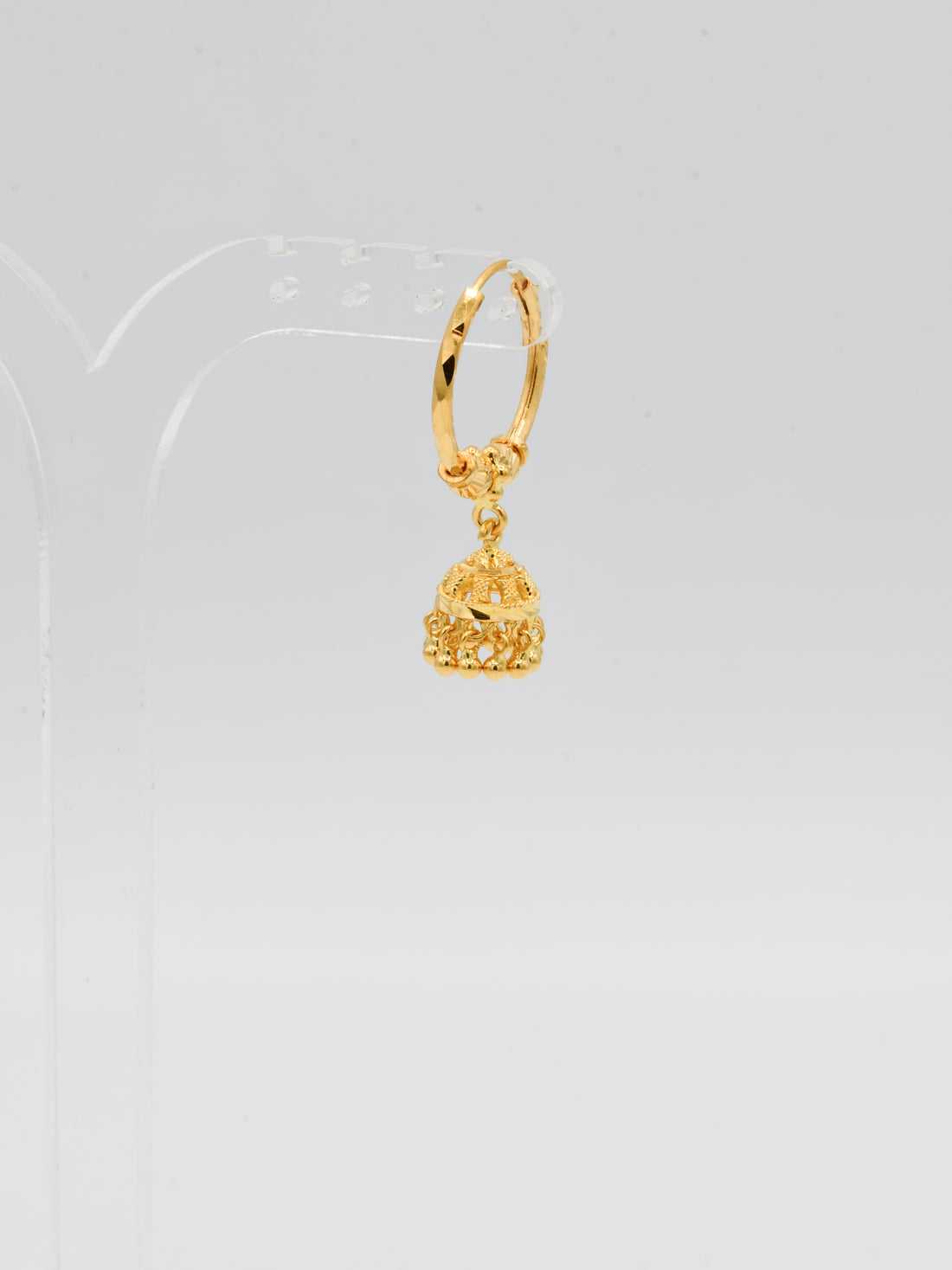 22ct Gold Ball Jhumki Bali