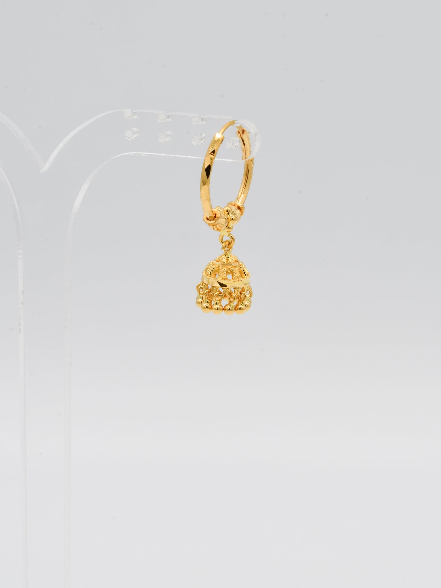 22ct Gold Ball Jhumki Bali