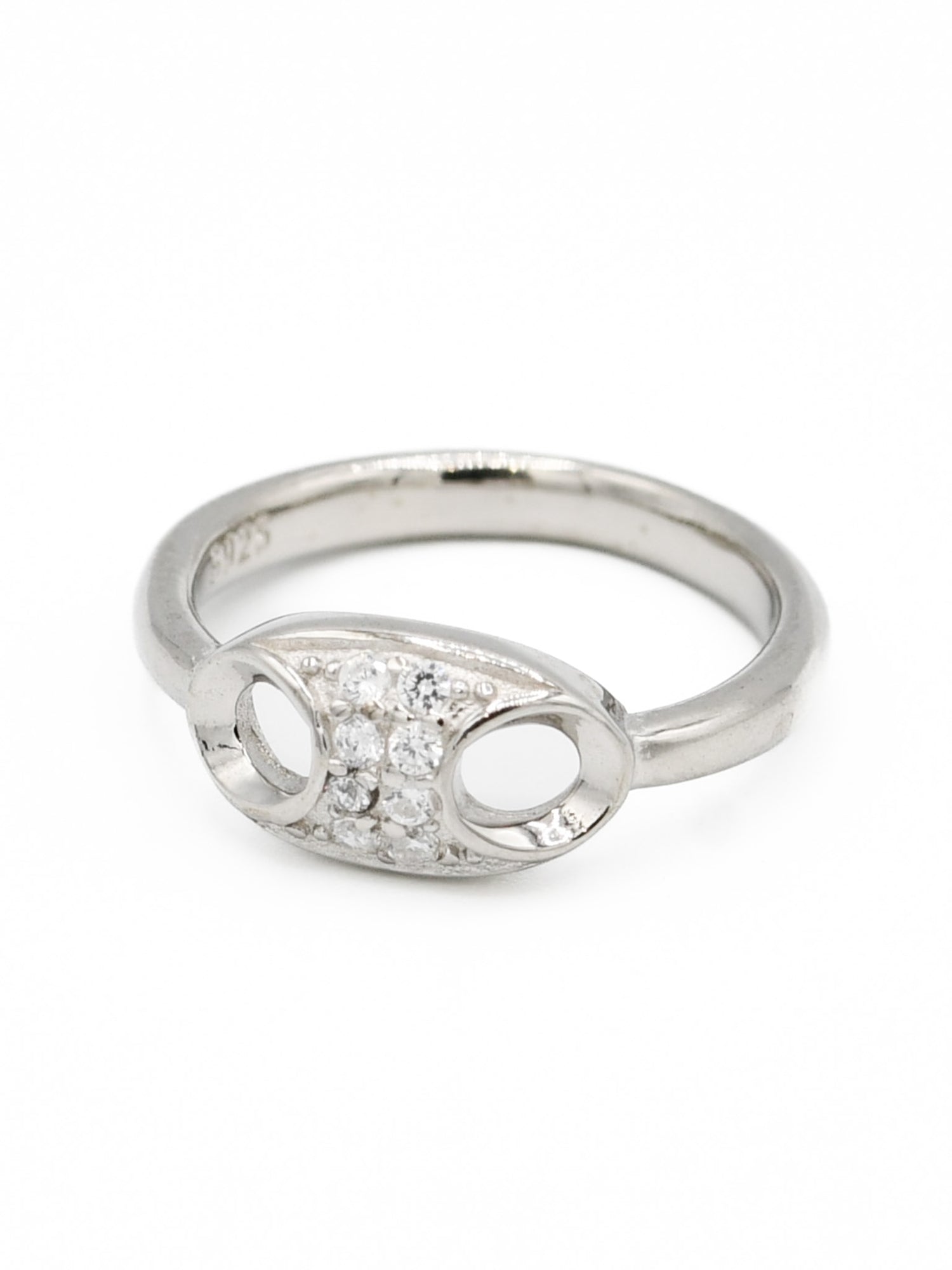 Silver CZ Baby Ring - Roop Darshan