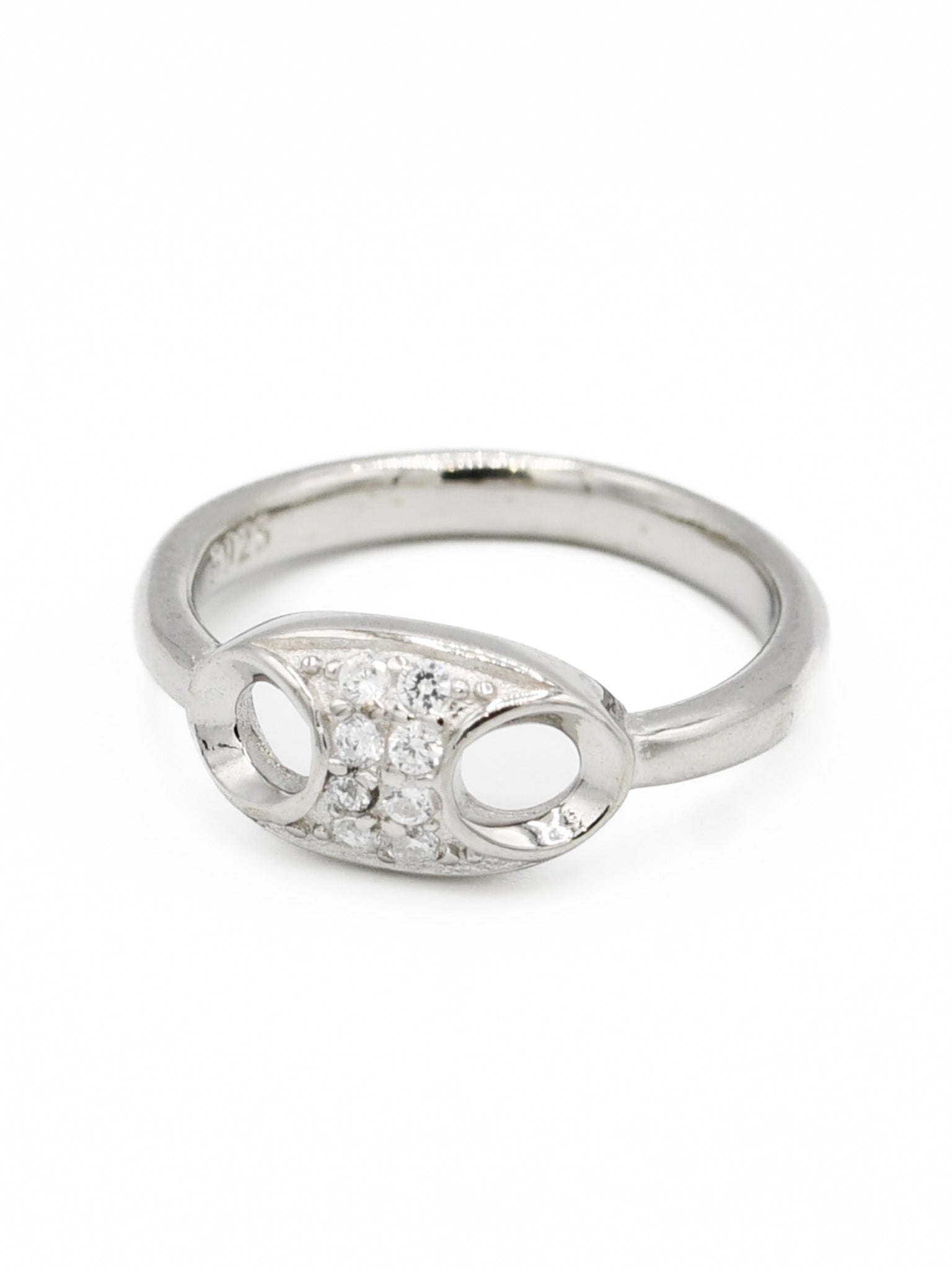 Silver CZ Baby Ring - Roop Darshan