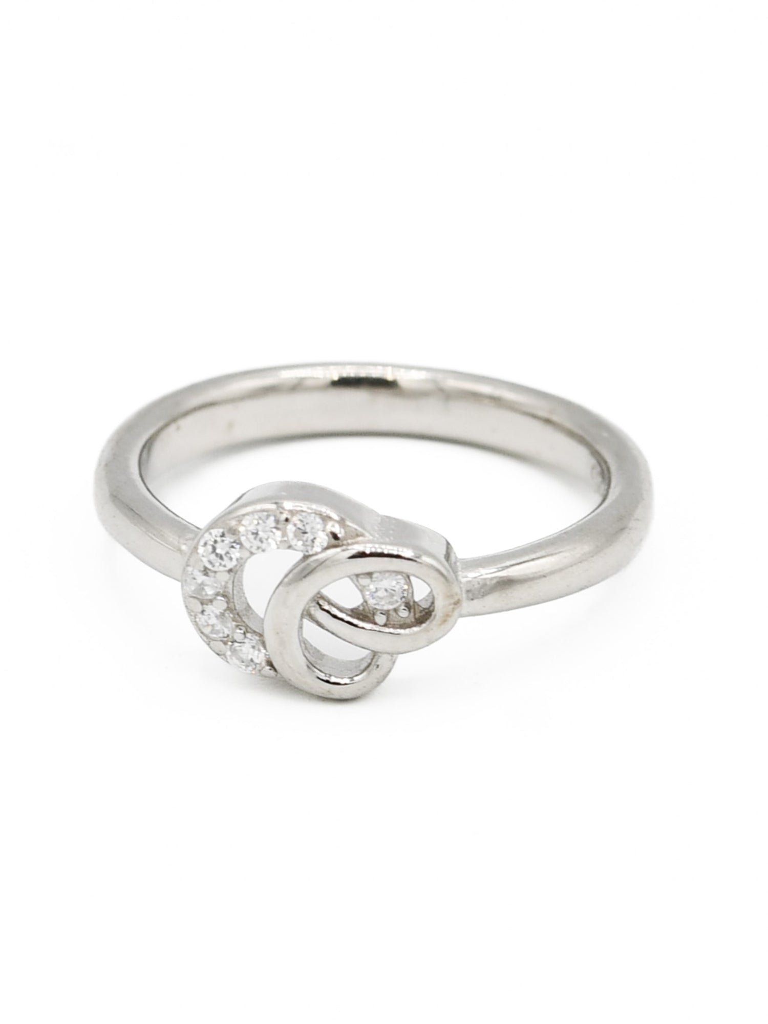 Silver CZ Baby Ring - Roop Darshan