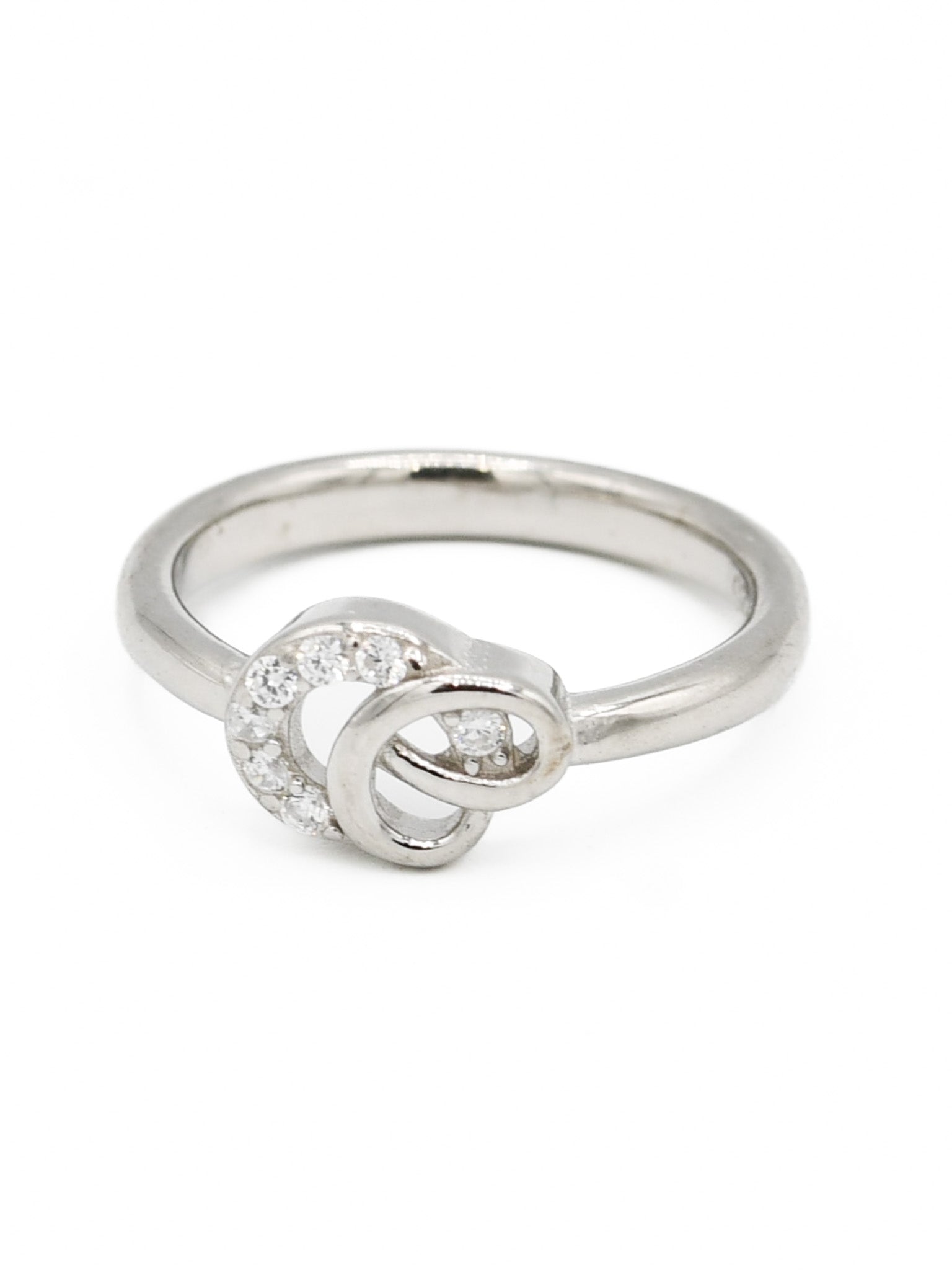 Silver CZ Baby Ring - Roop Darshan