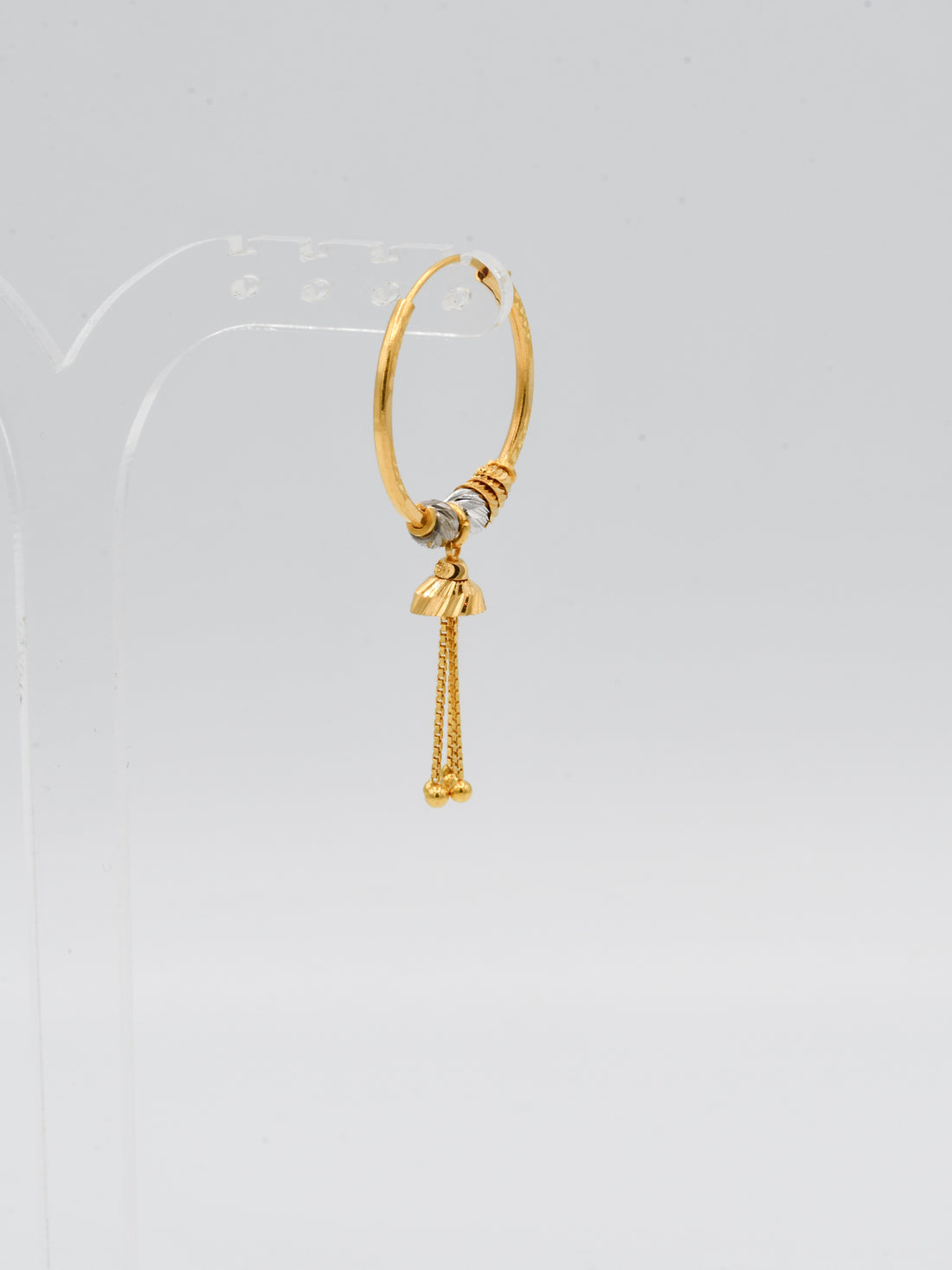 22ct Gold Two Tone Ball Bali - Roop Darshan