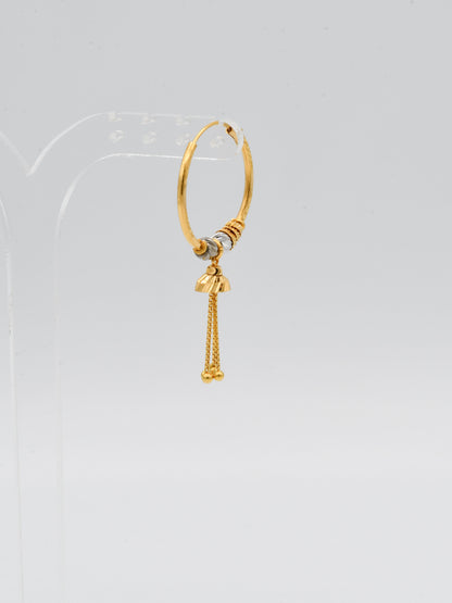 22ct Gold Two Tone Ball Bali