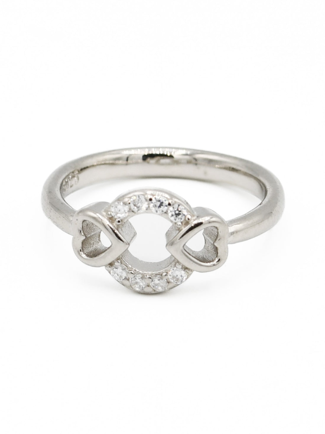 Silver CZ Baby Ring
