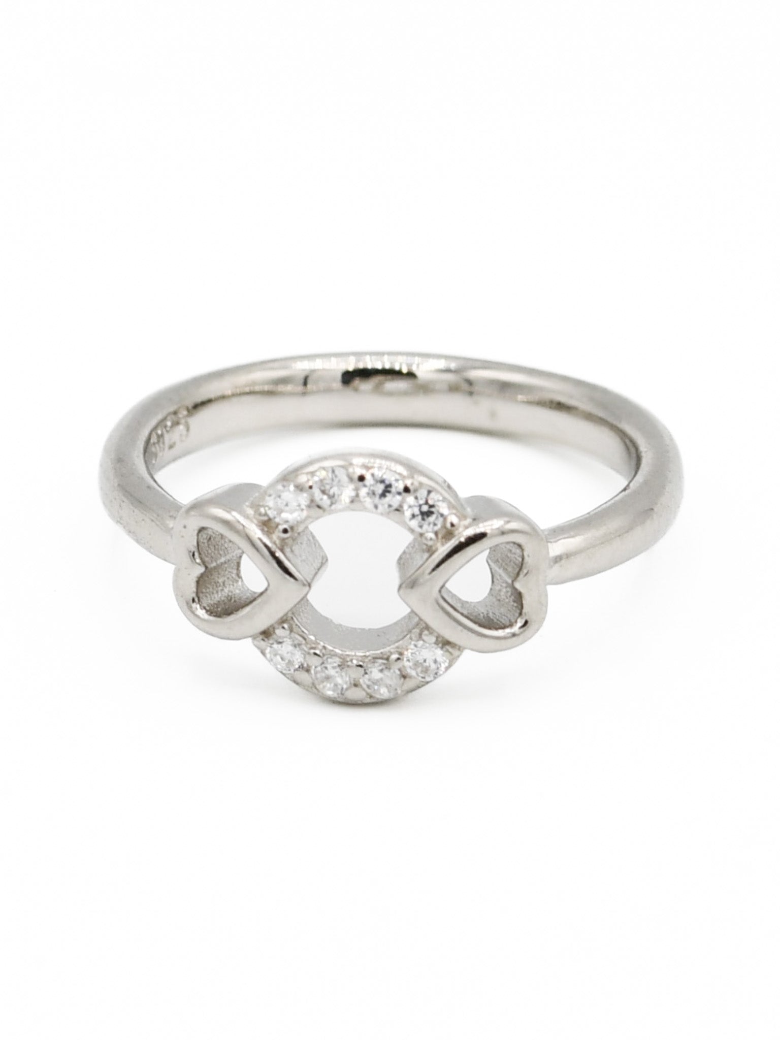 Silver CZ Baby Ring - Roop Darshan