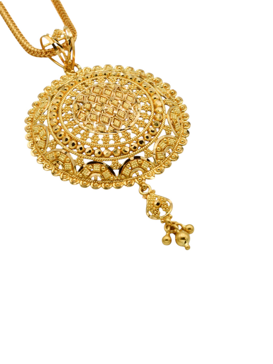22ct Gold Filligree Pendant