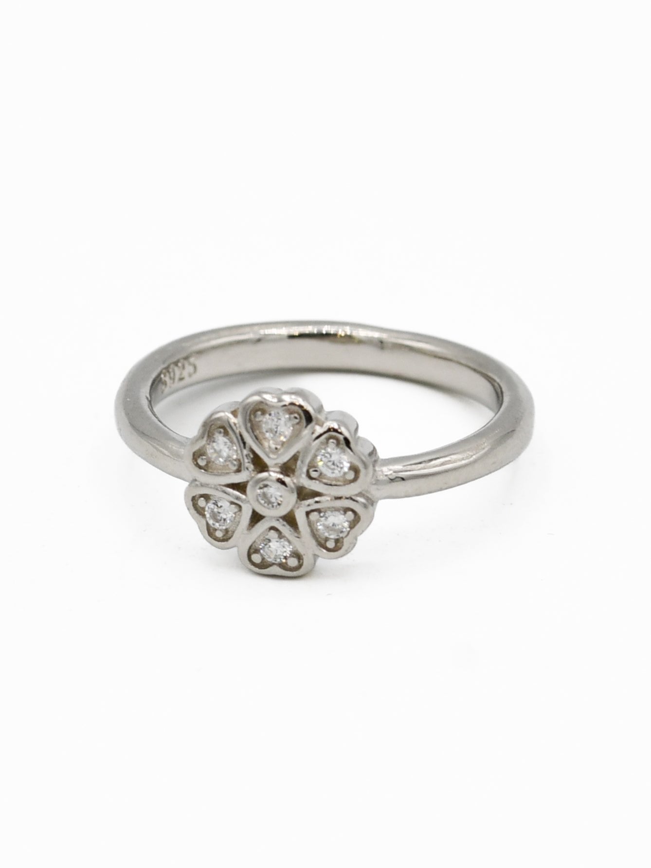 Silver CZ Baby Ring - Roop Darshan