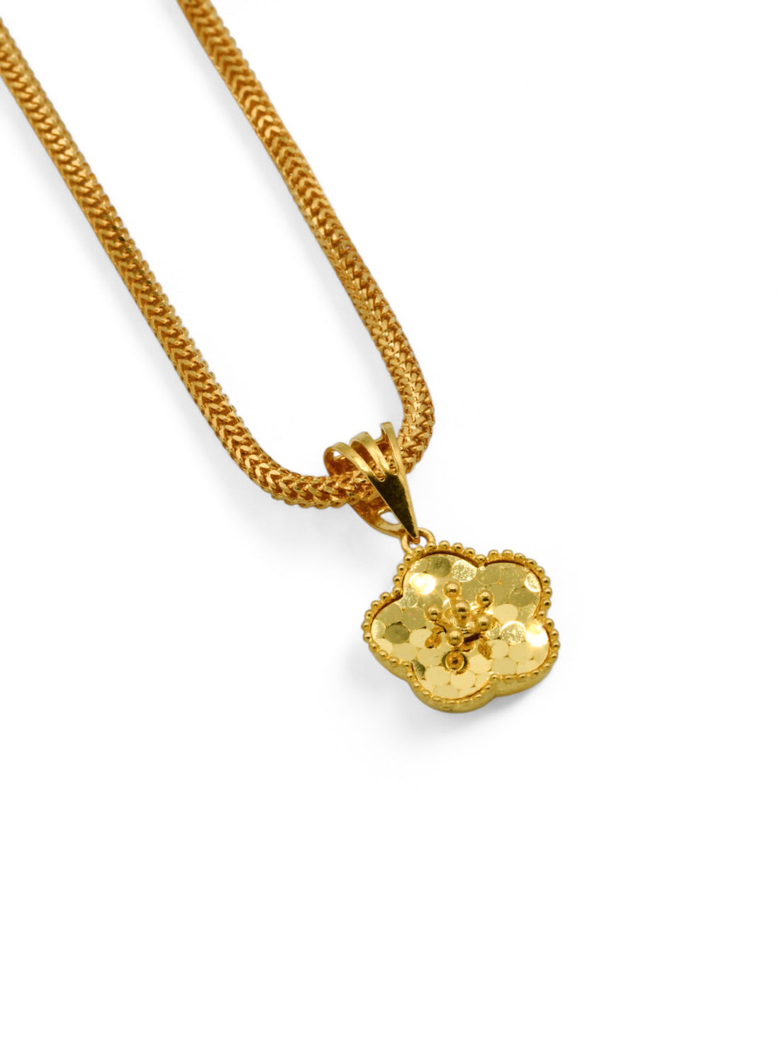 22ct Gold Flower Pendant
