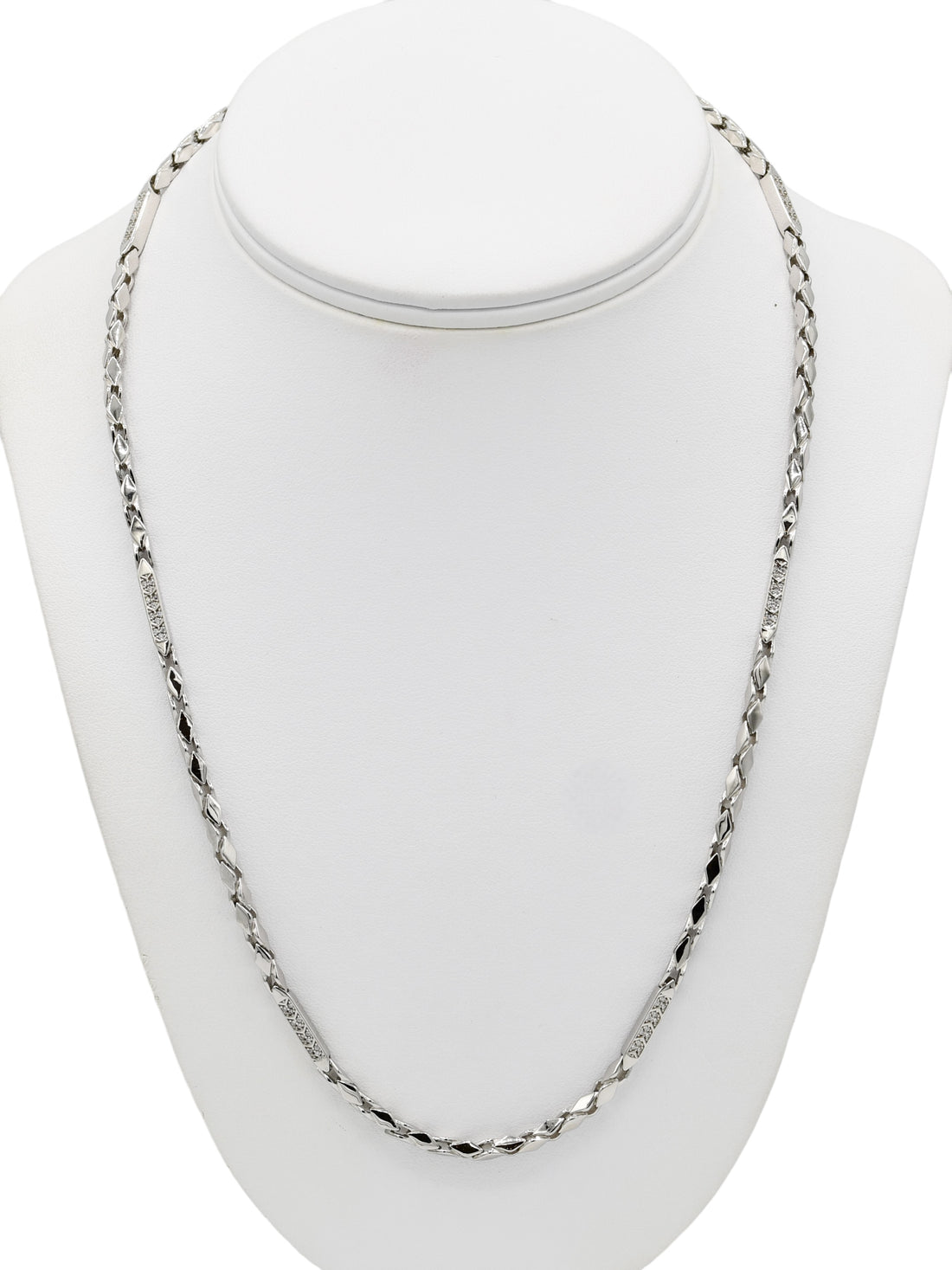Silver CZ Chain - Roop Darshan