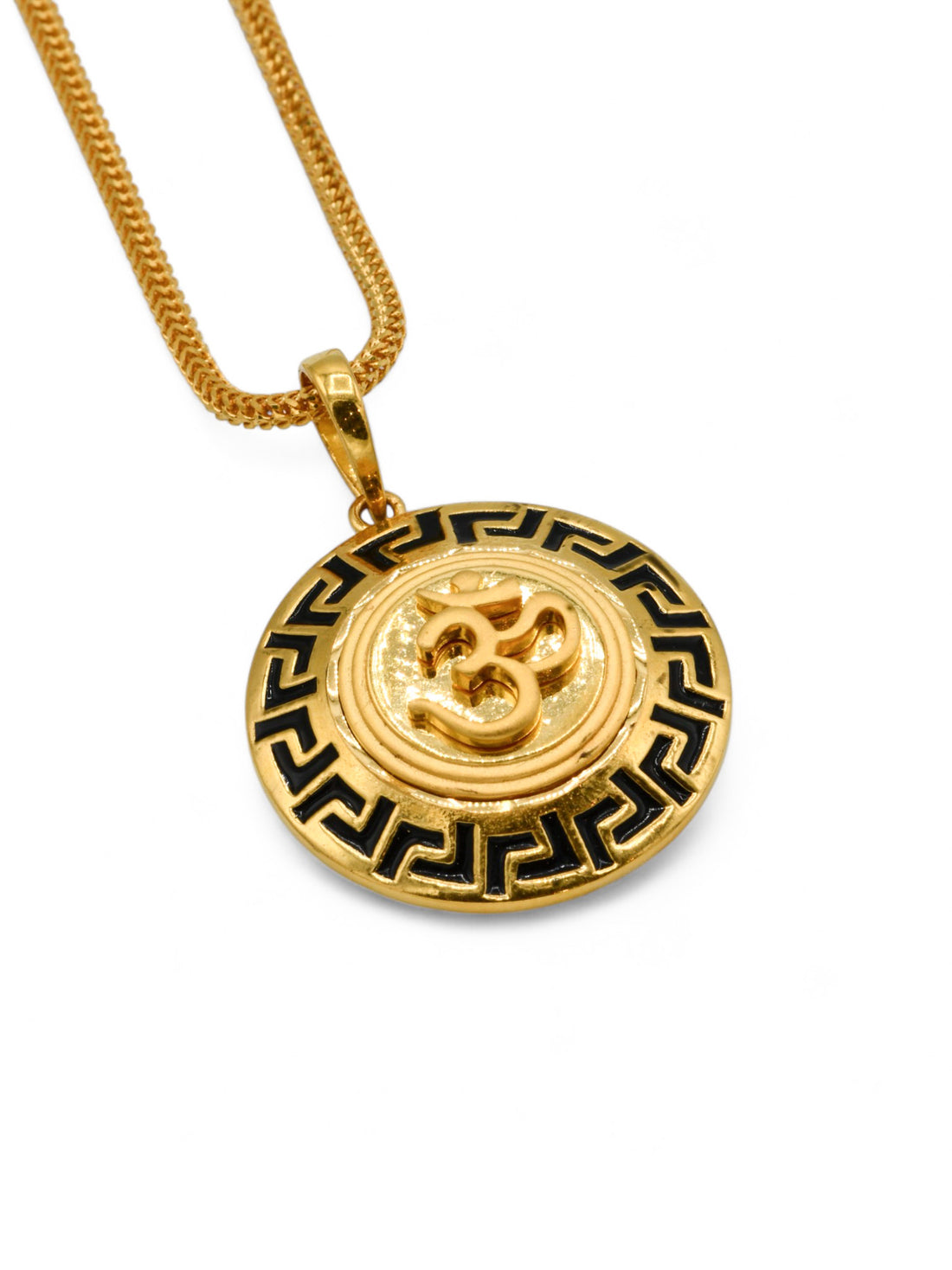 22ct Gold Om Pendant - Roop Darshan