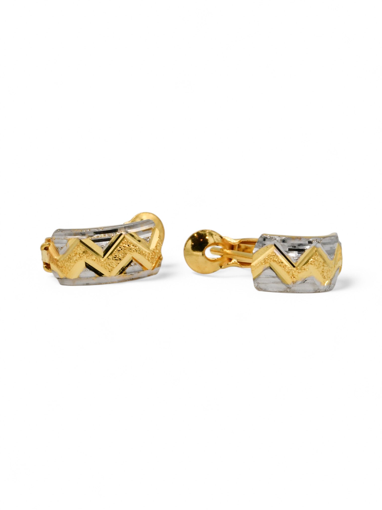 22ct Gold Two Tone Spring Bali - Roop Darshan