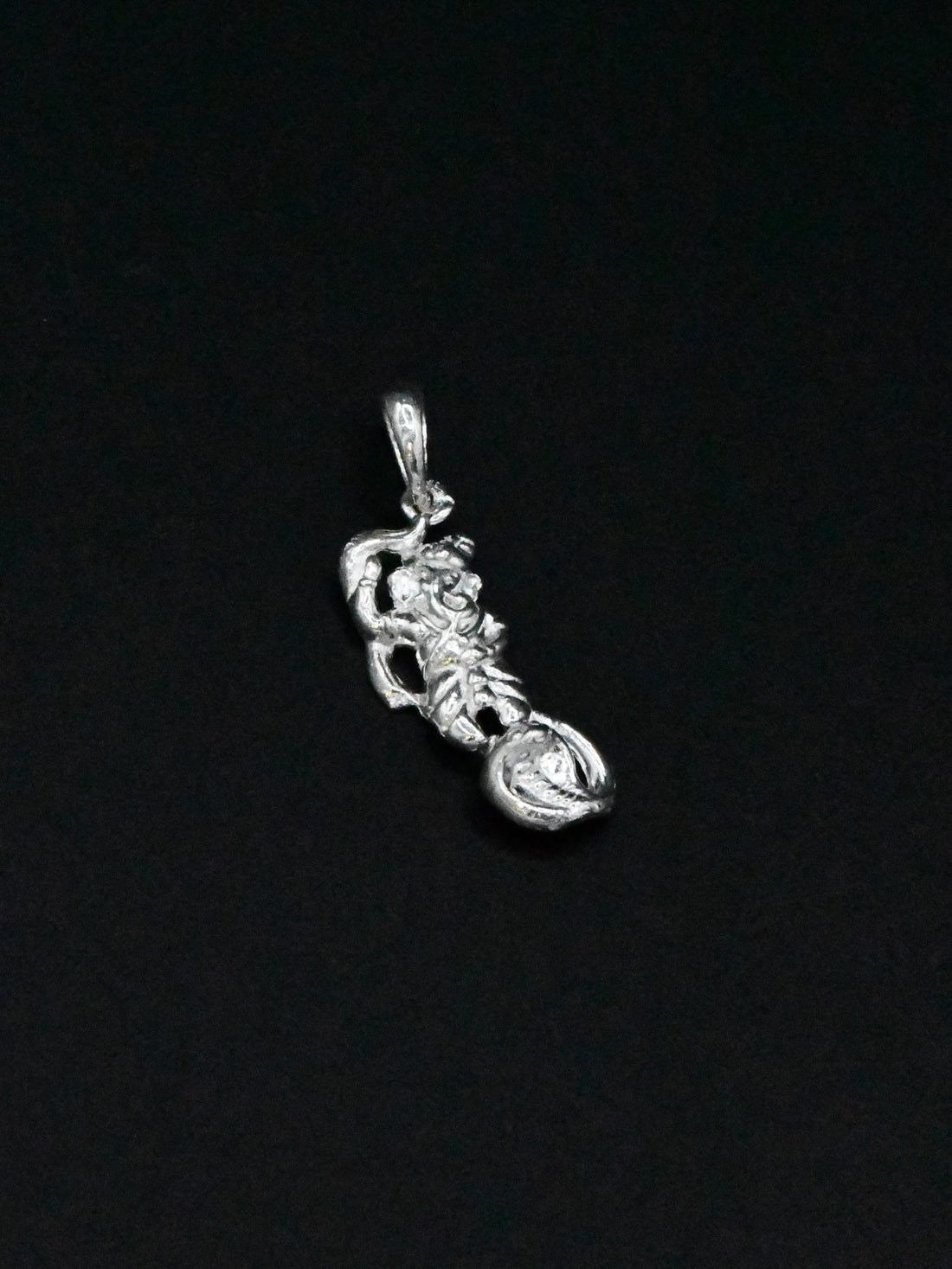 Silver Ganesh Pendant - Roop Darshan