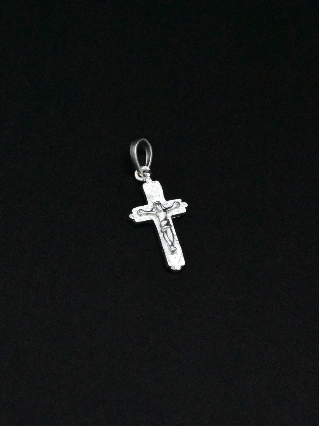 Silver Cross Pendant - Roop Darshan