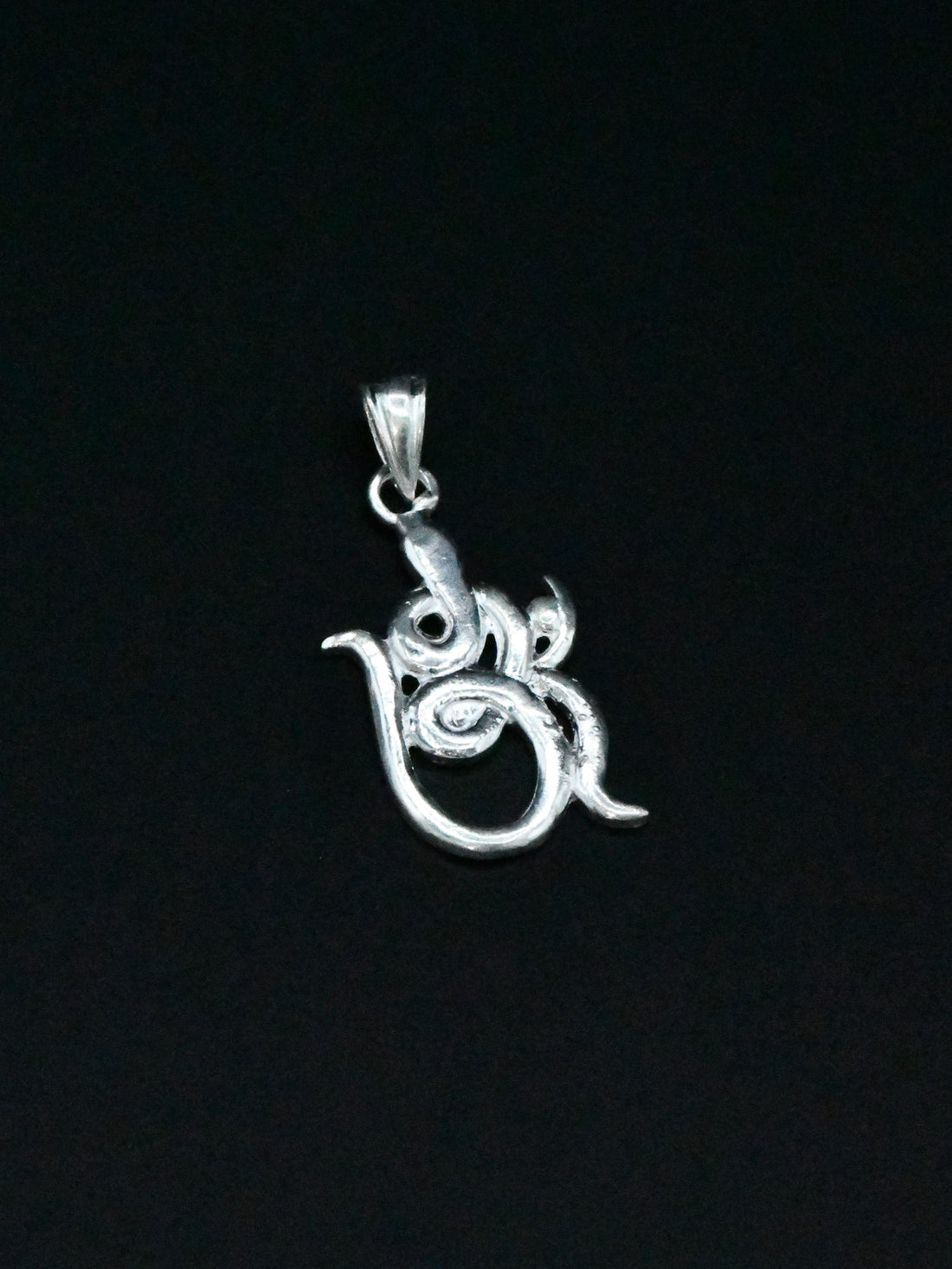 Silver Om Pendant - Roop Darshan