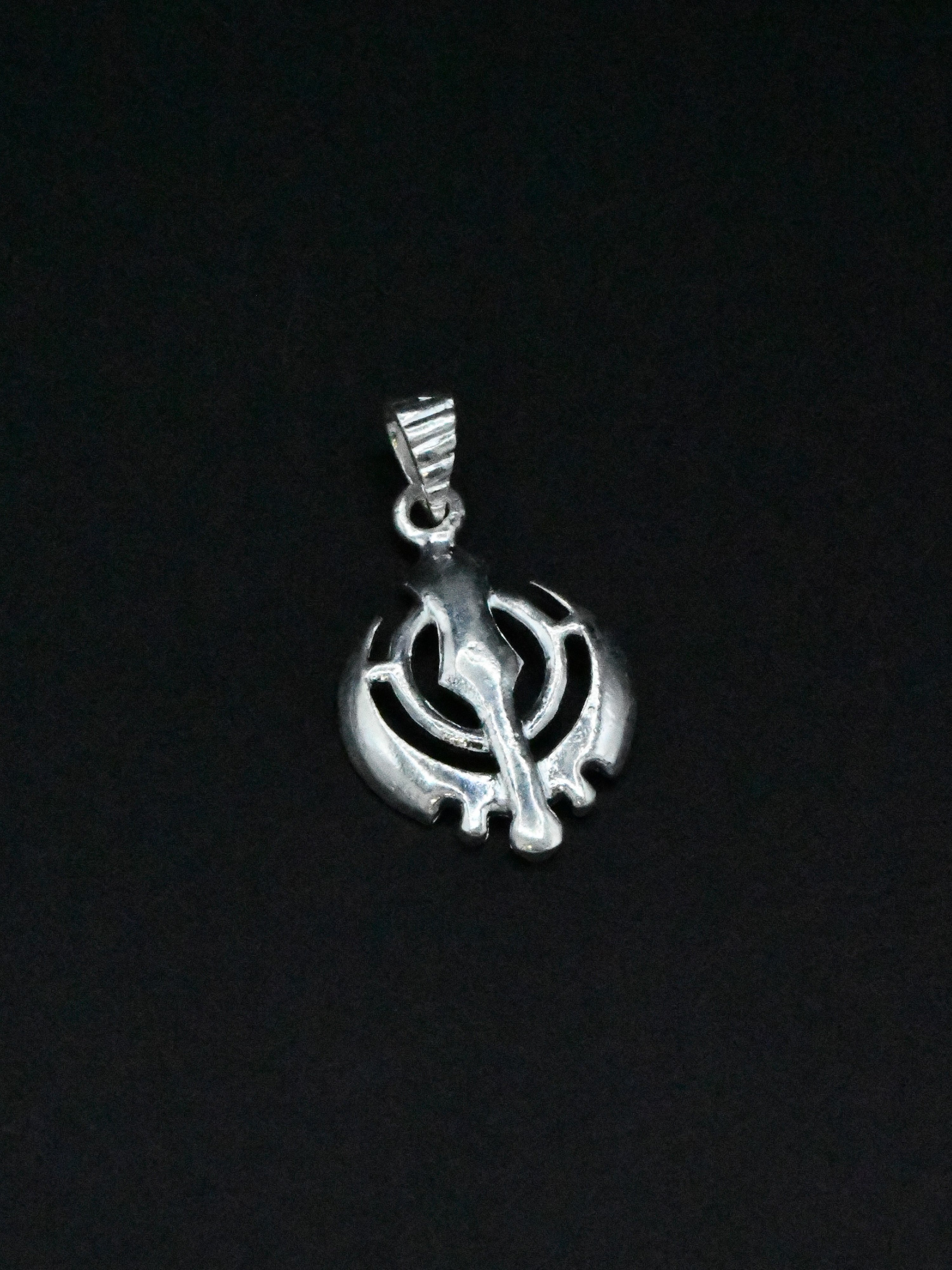 Silver Khanda Pendant - Roop Darshan