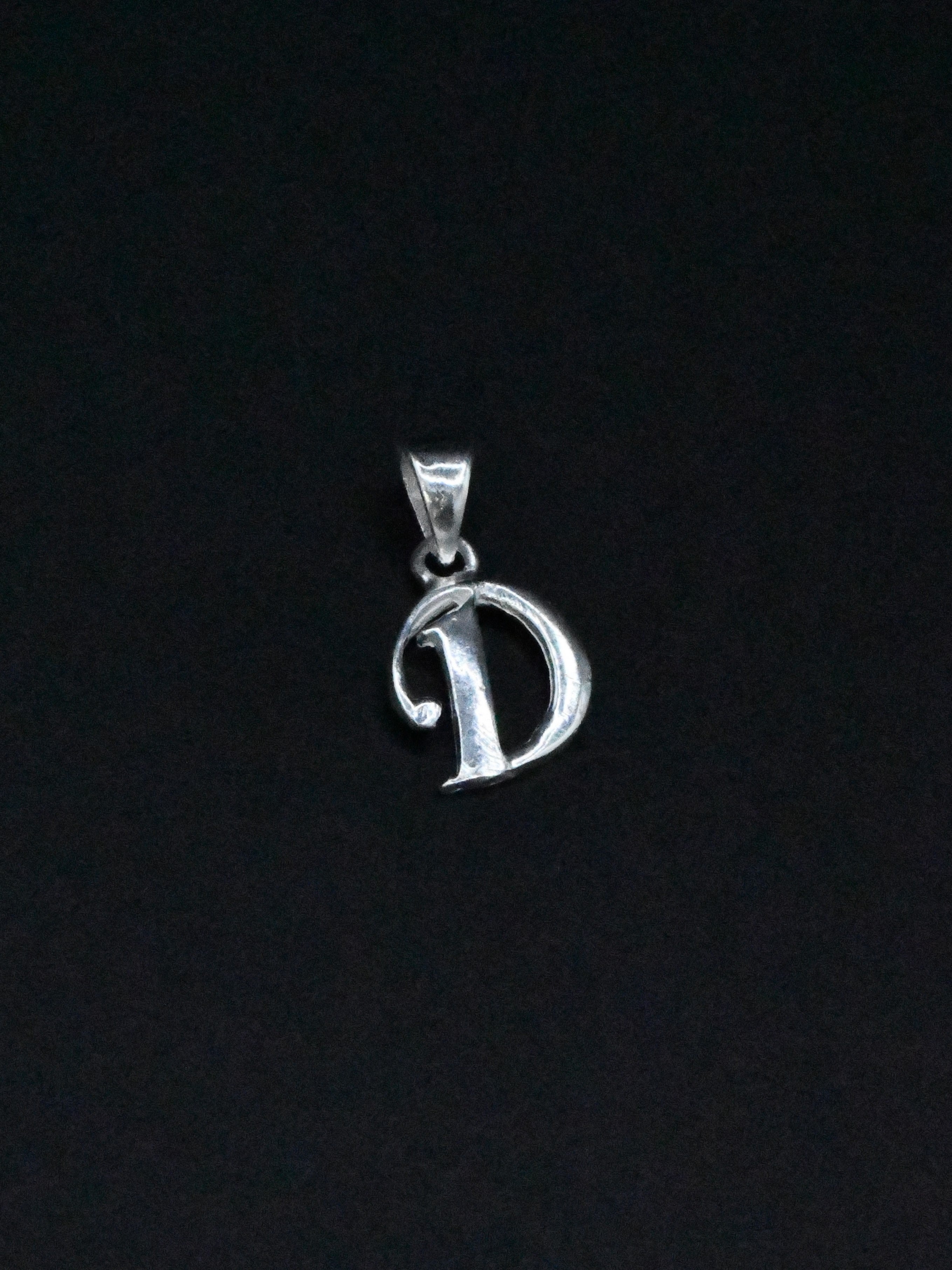 Silver &quot;D&quot; Pendant - Roop Darshan