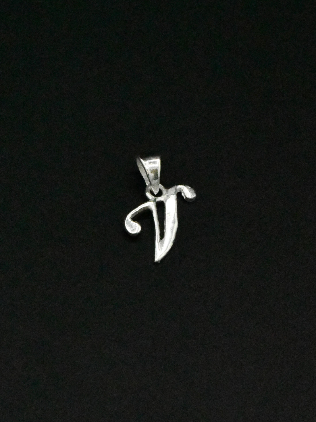 Silver &quot;V&quot; Pendant - Roop Darshan