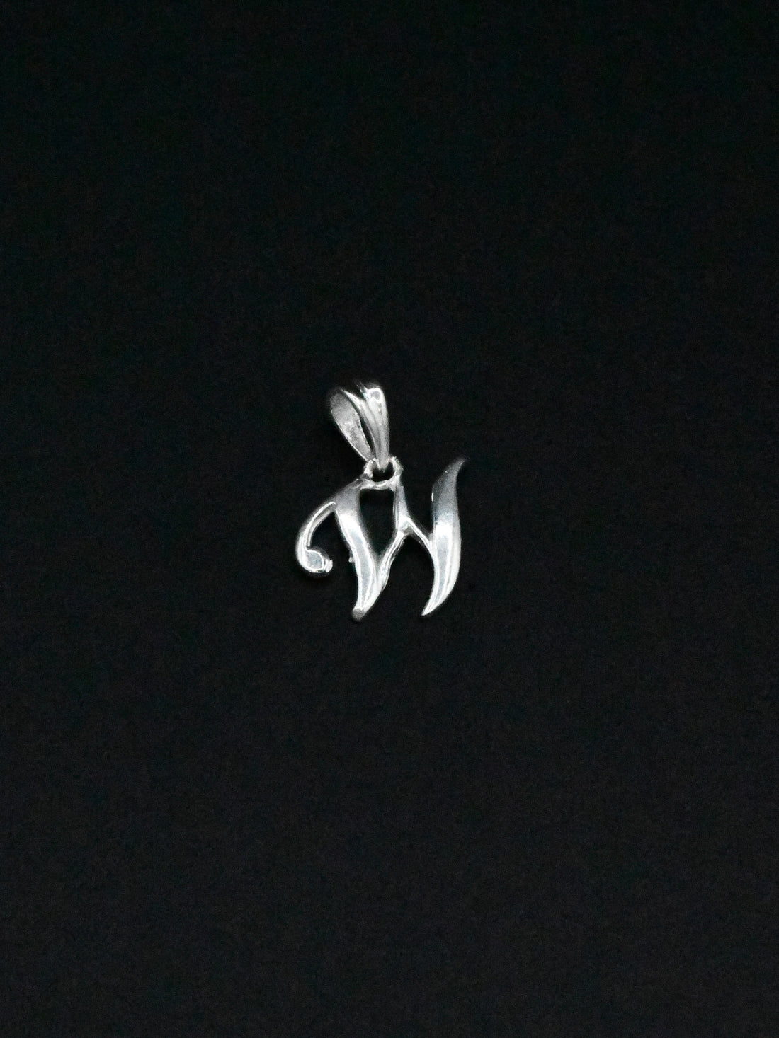 Silver &quot;W&quot; Pendant - Roop Darshan