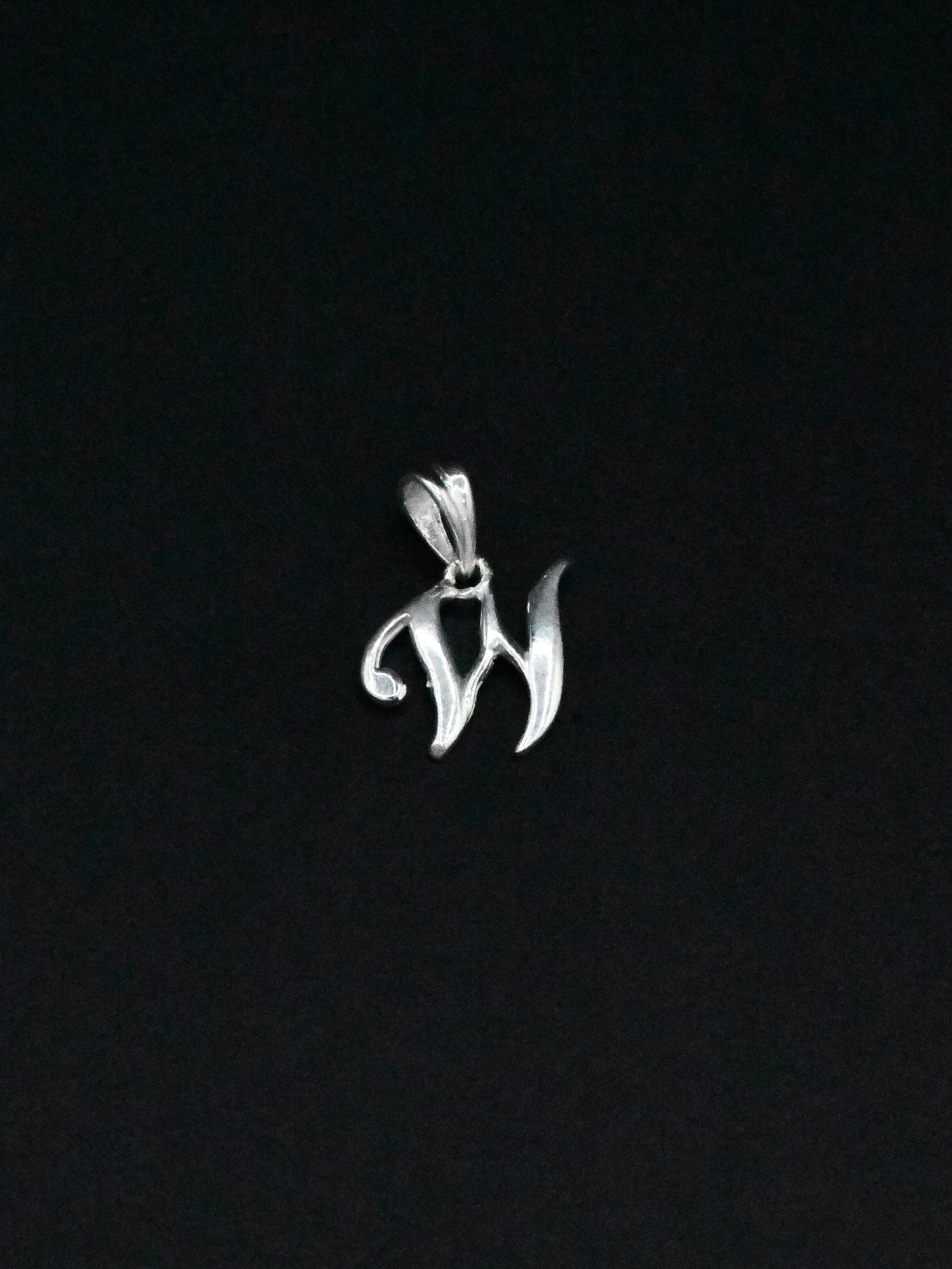 Silver &quot;W&quot; Pendant - Roop Darshan