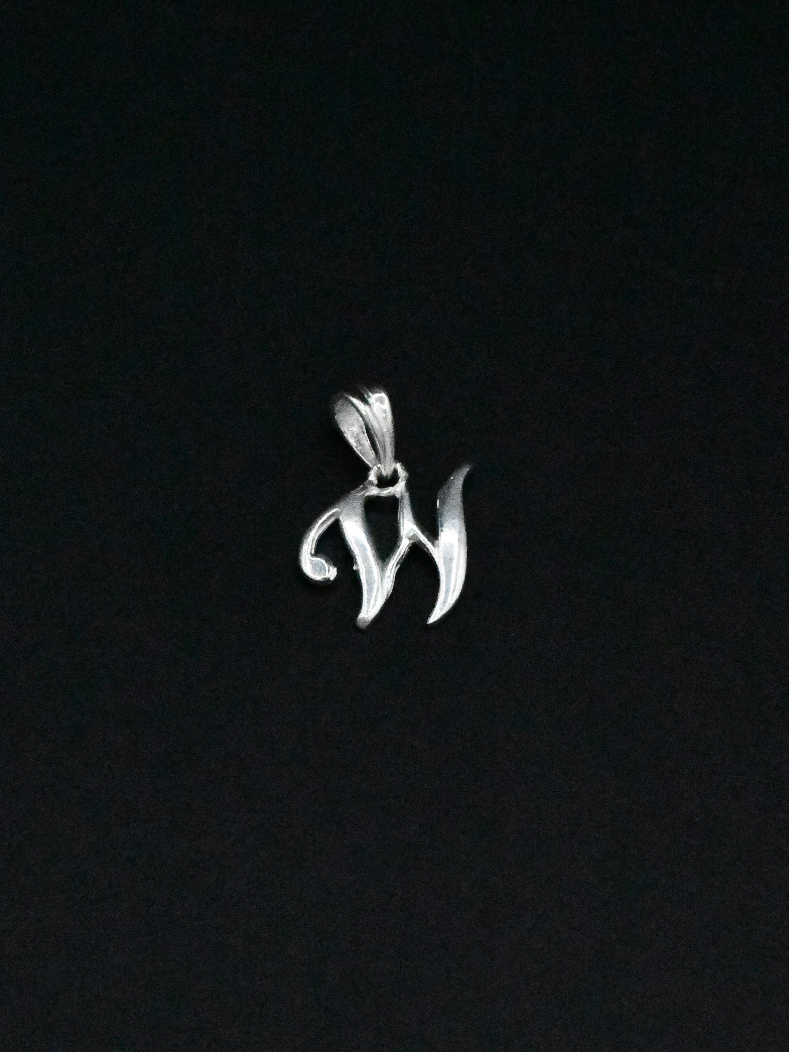 Silver "W" Pendant - Roop Darshan