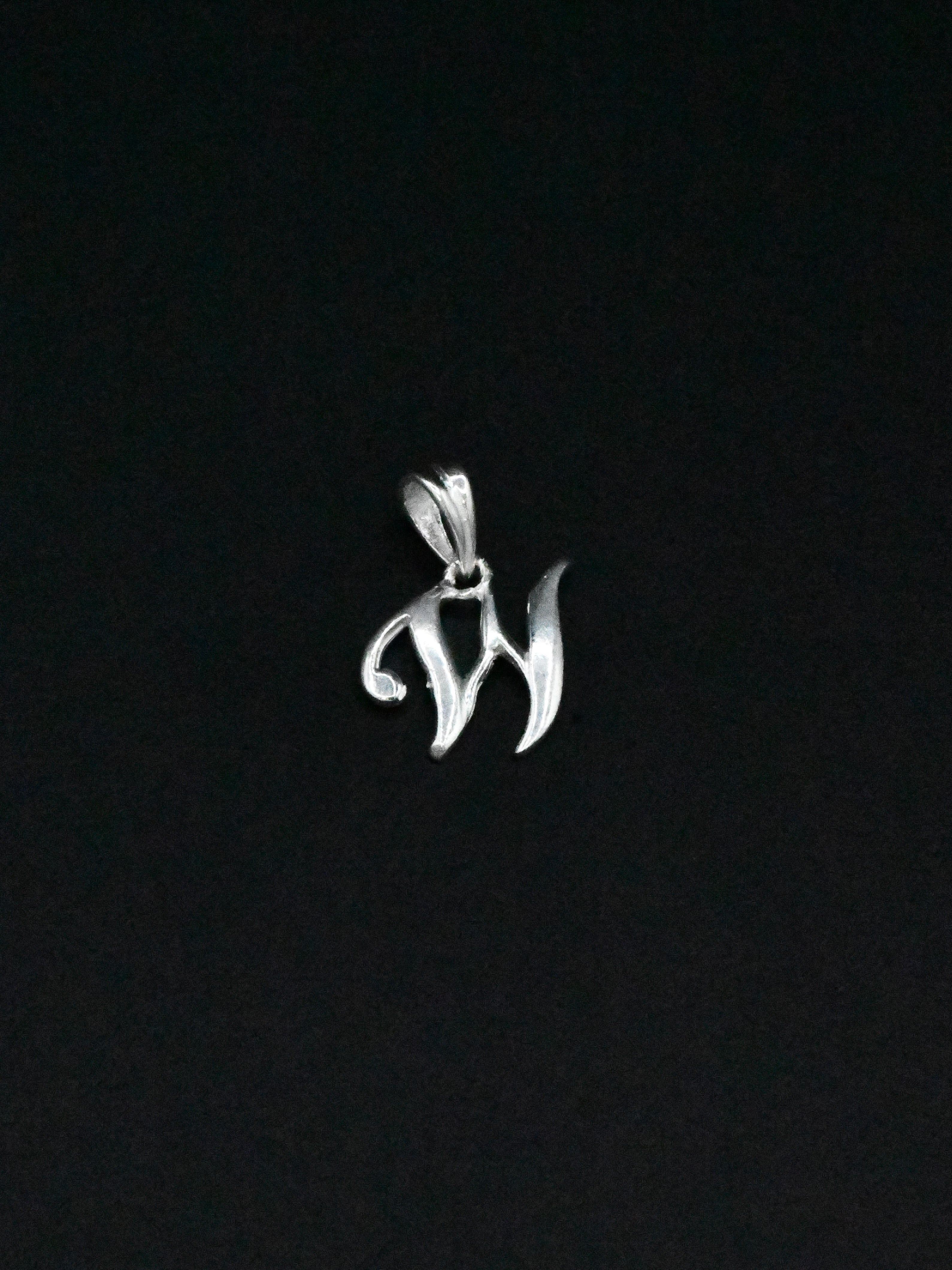 Silver &quot;W&quot; Pendant - Roop Darshan