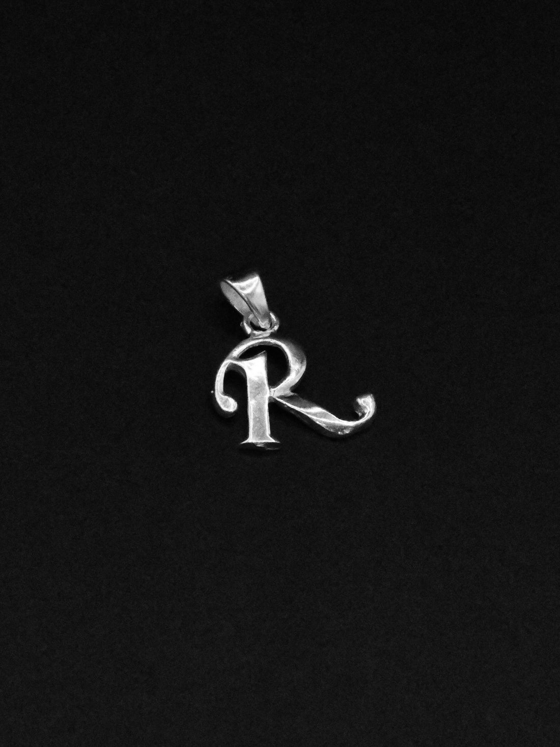 Silver &quot;R&quot; Pendant - Roop Darshan