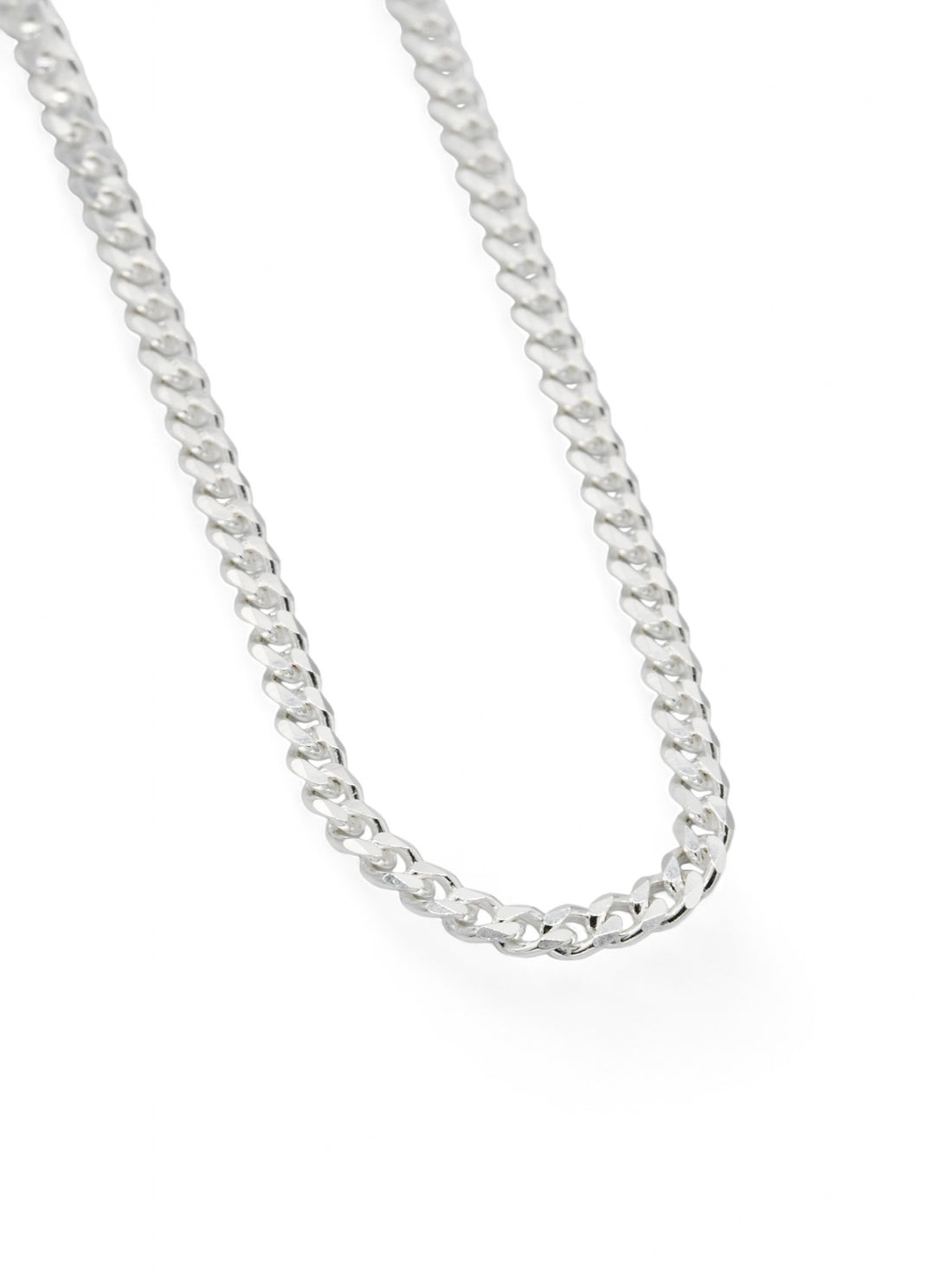 Silver Curb Chain