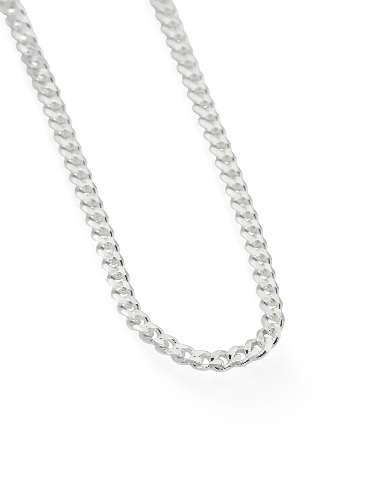 Silver Curb Chain
