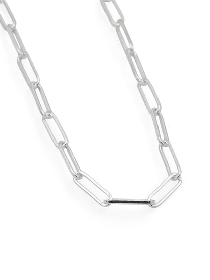 Silver Paper Clip Chain
