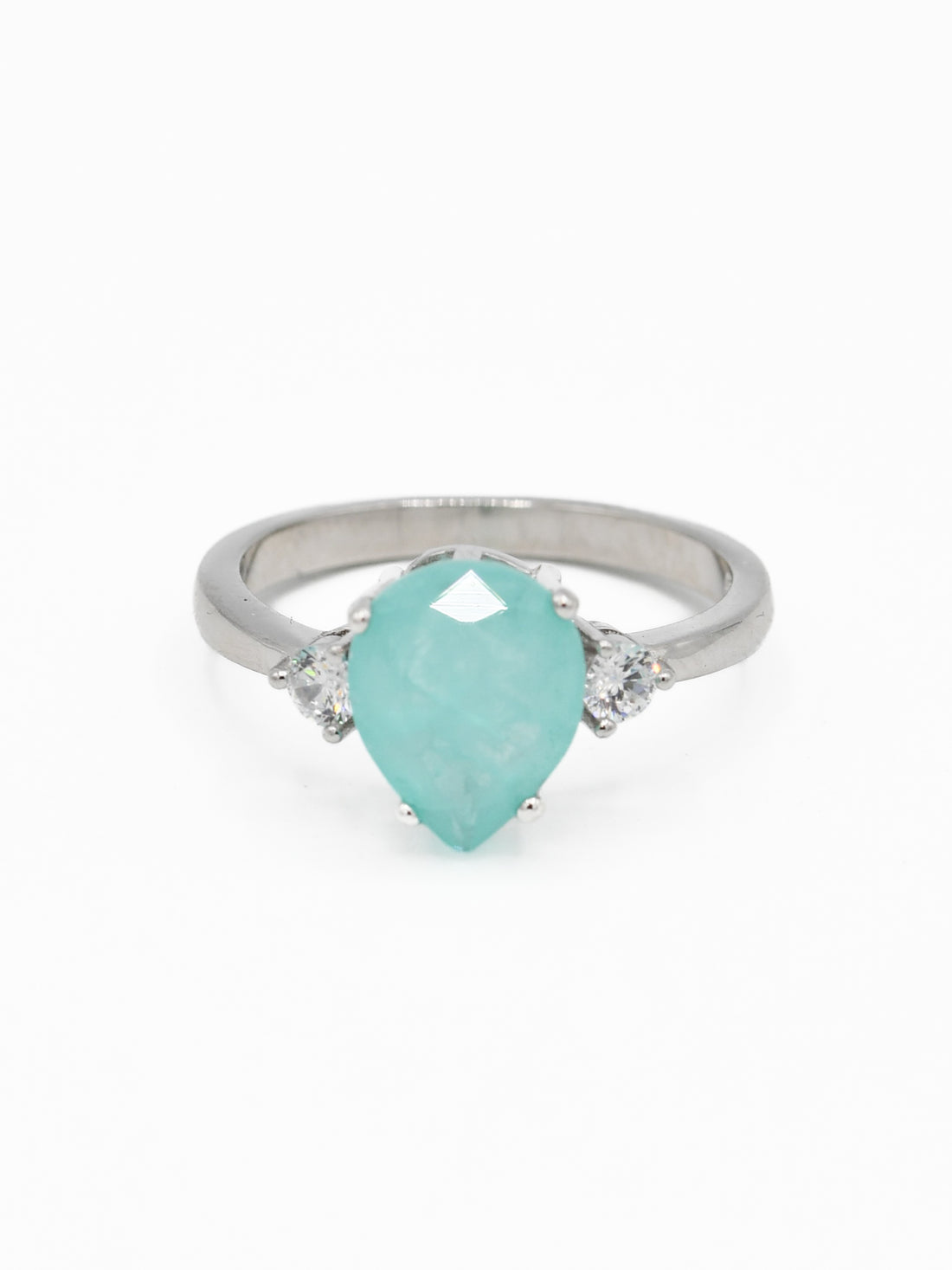 Silver CZ Ladies Ring - Roop Darshan