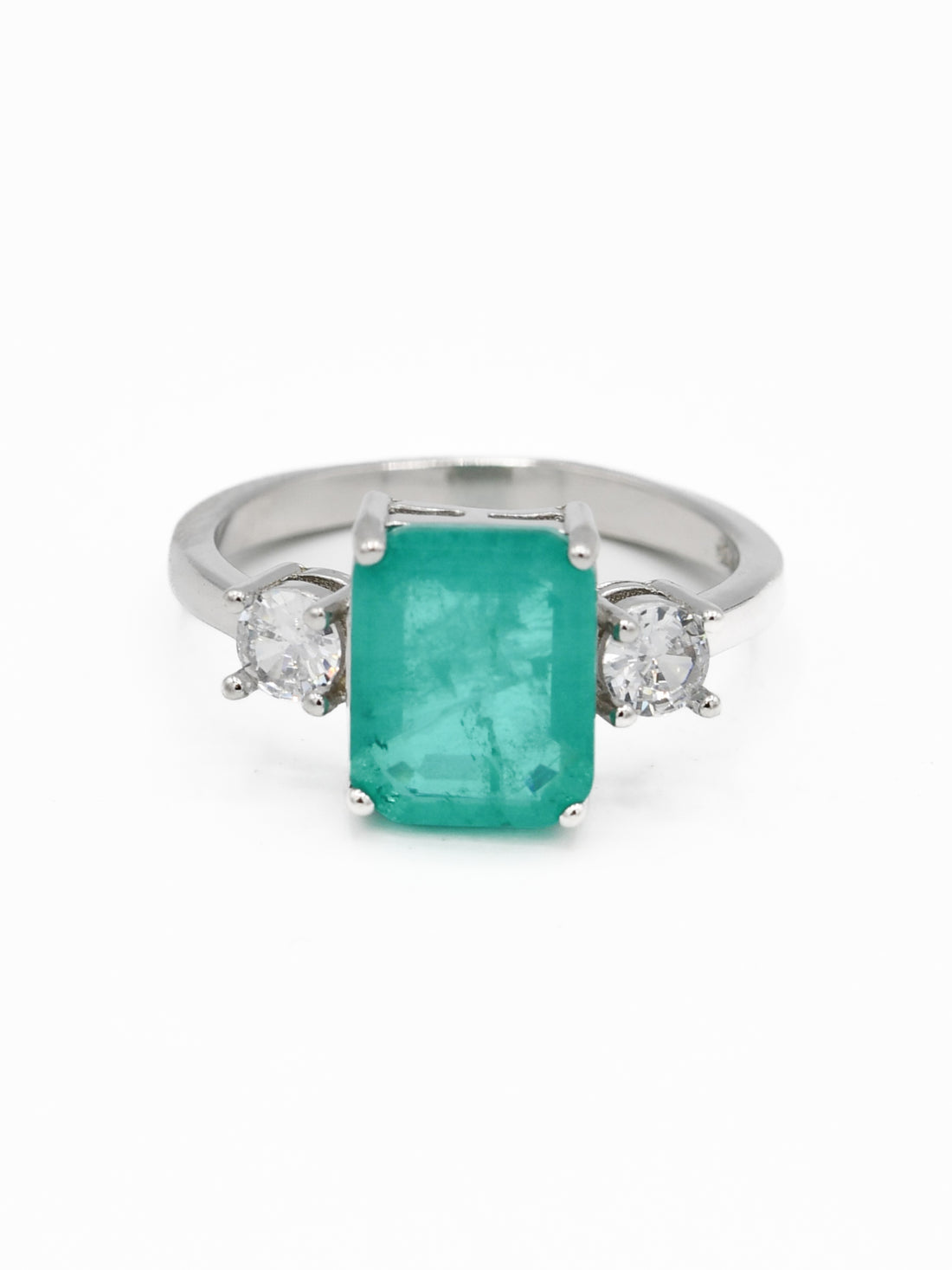 Silver CZ Ladies Ring - Roop Darshan