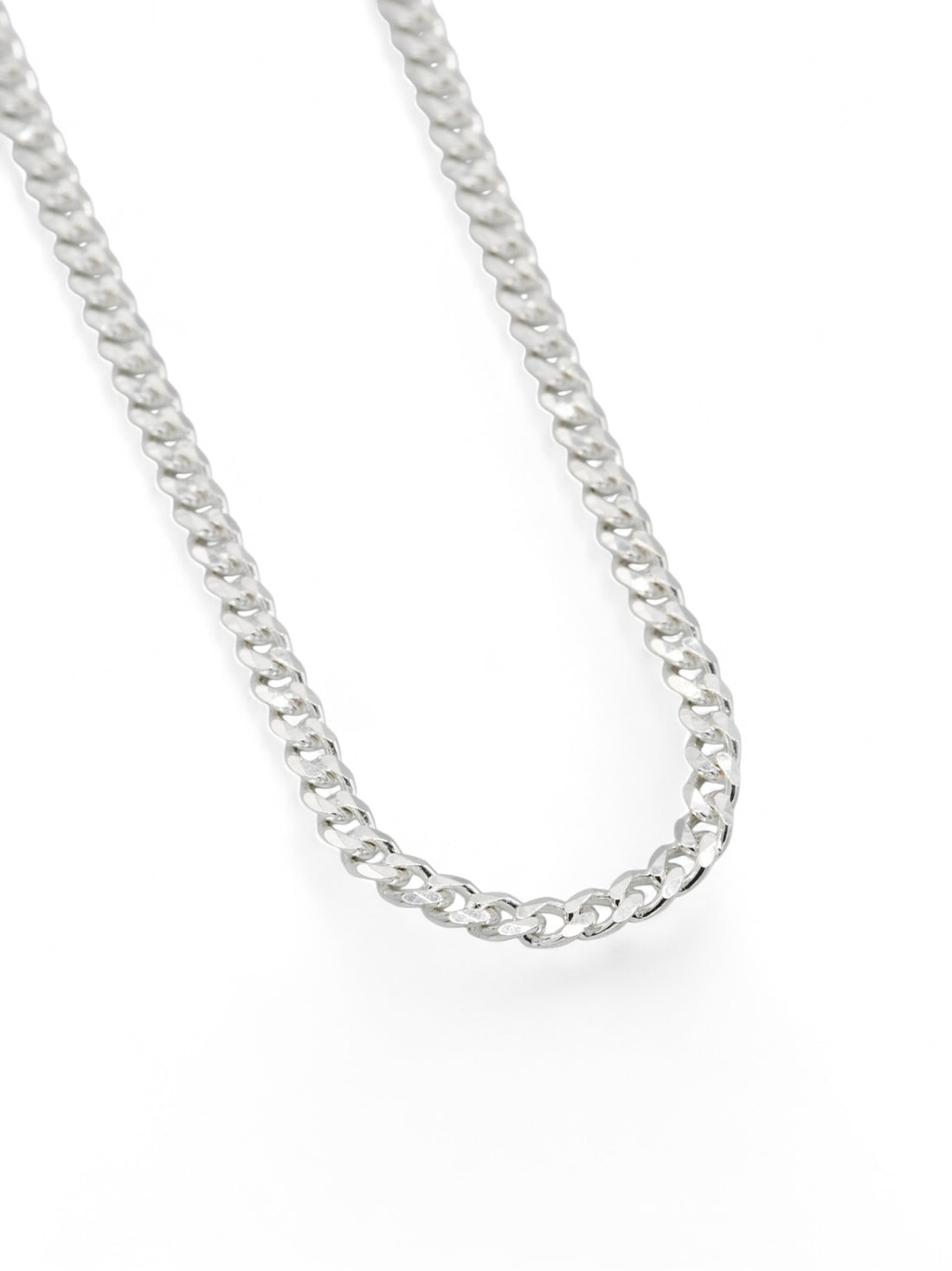 Silver Curb Chain