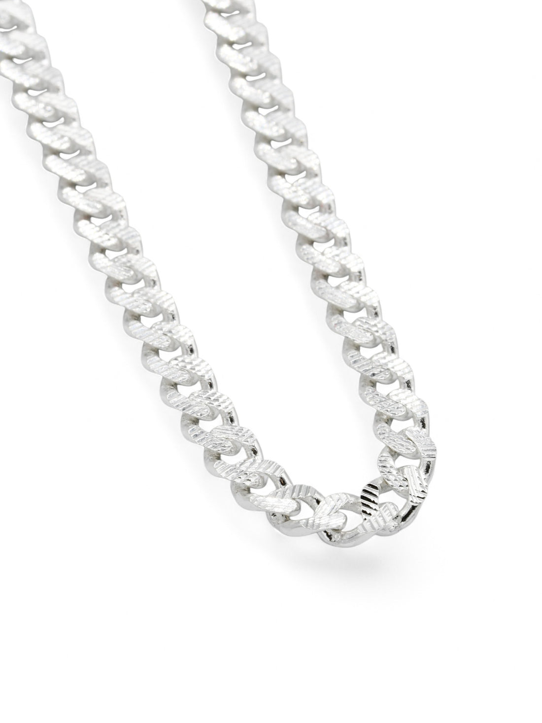 Silver Curb Chain - Roop Darshan