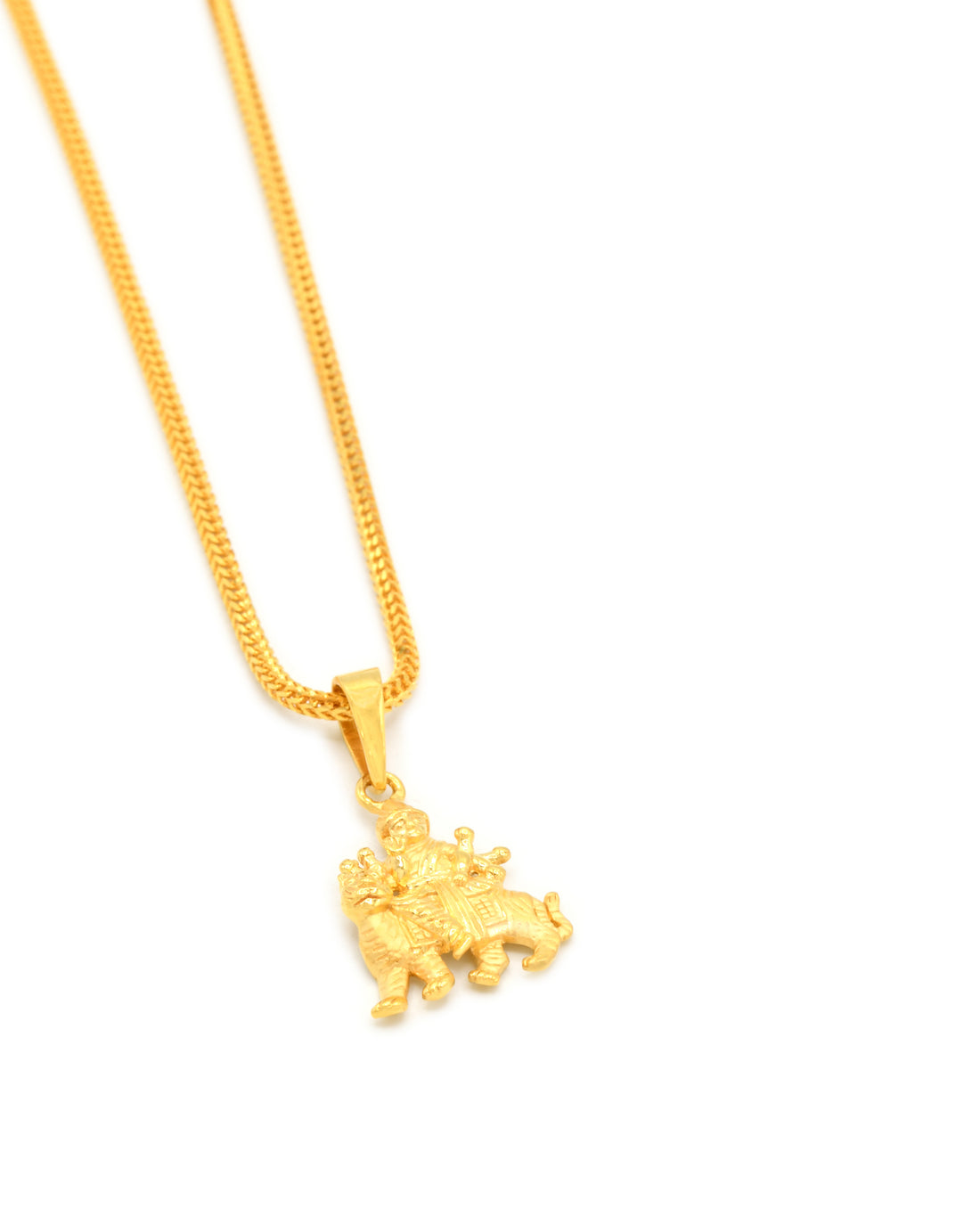 22ct Gold Durga Mata Pendant - Roop Darshan