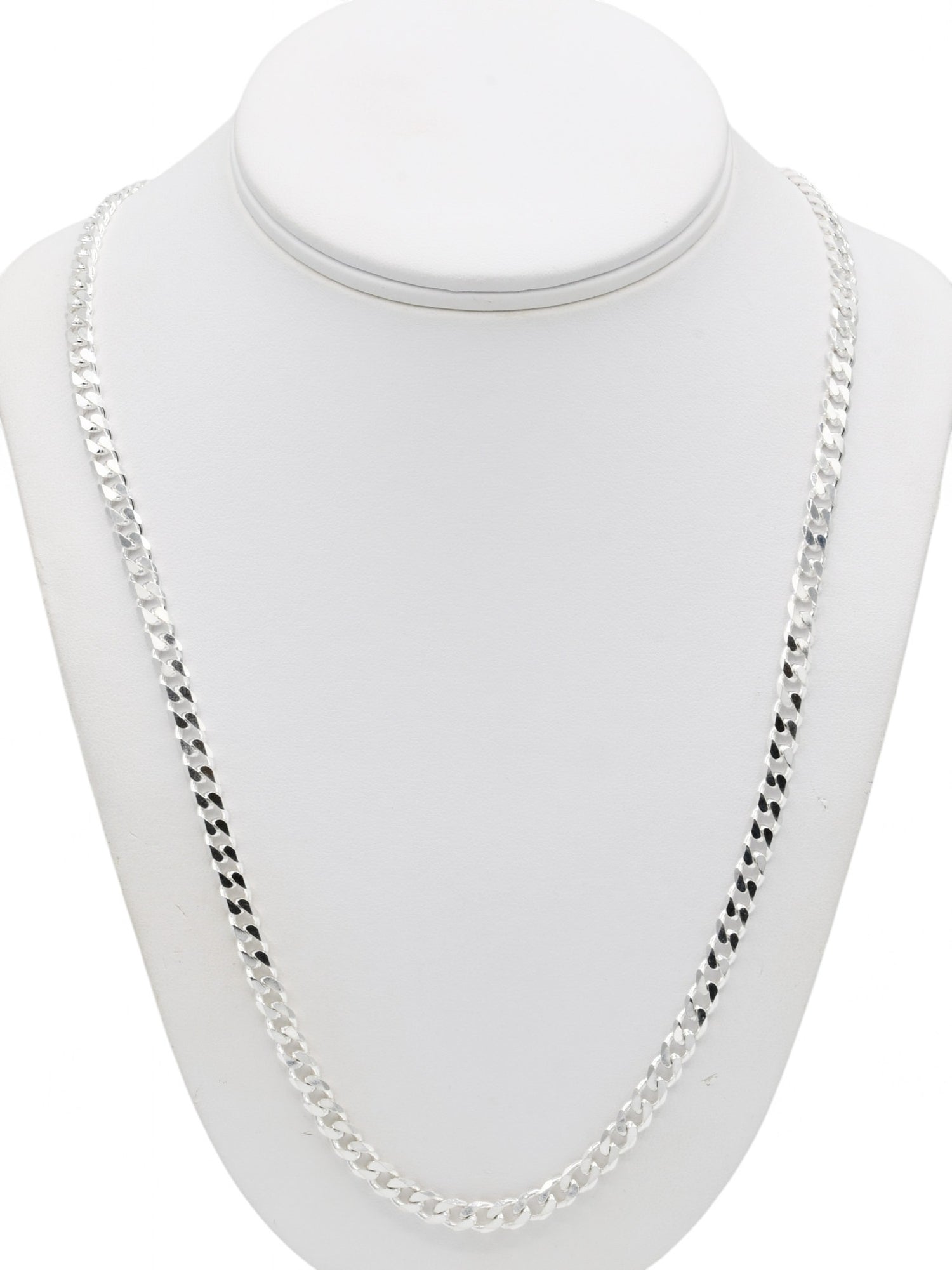 Silver Curb Chain