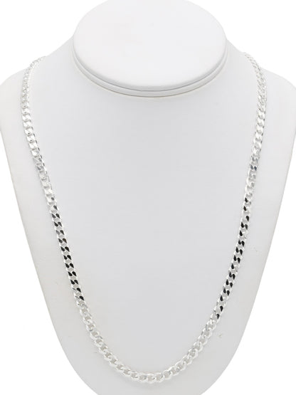 Silver Curb Chain