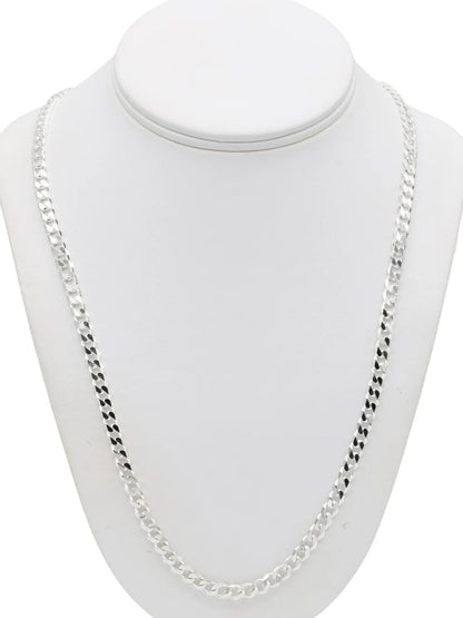 Silver Curb Chain