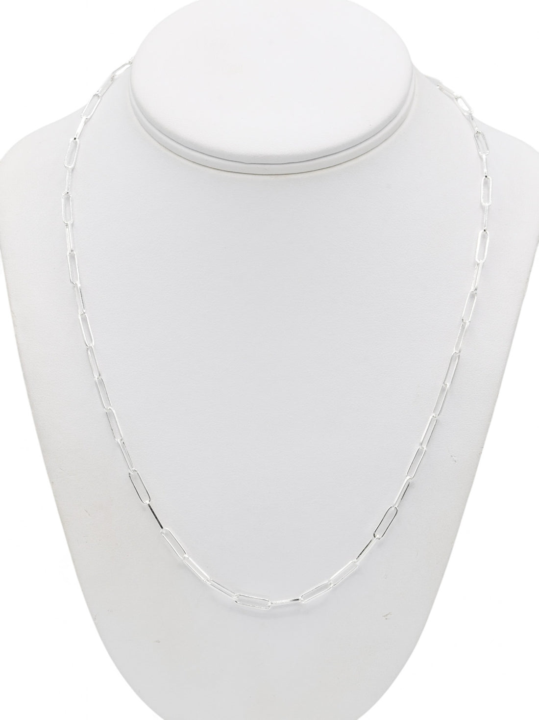 Silver Paper Clip Chain - Roop Darshan