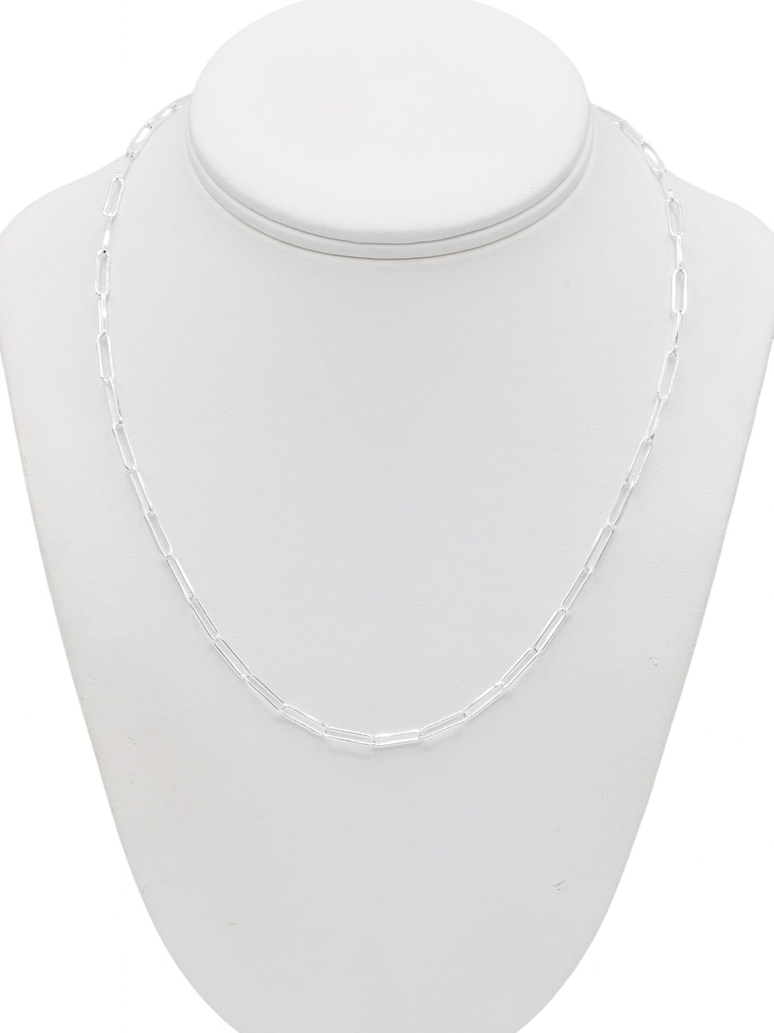 Silver Paper Clip Chain - Roop Darshan