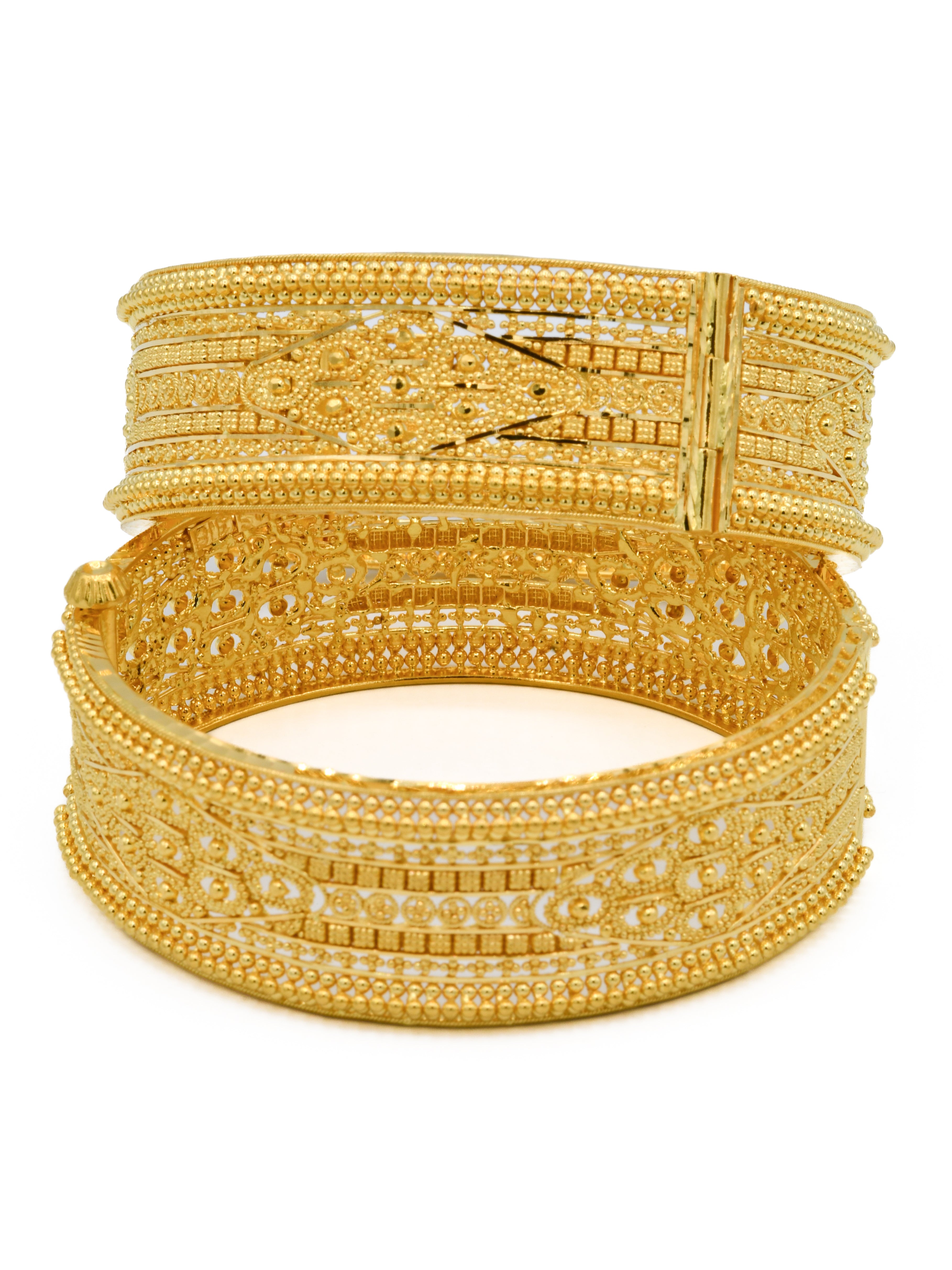 Gold bangle with screws online