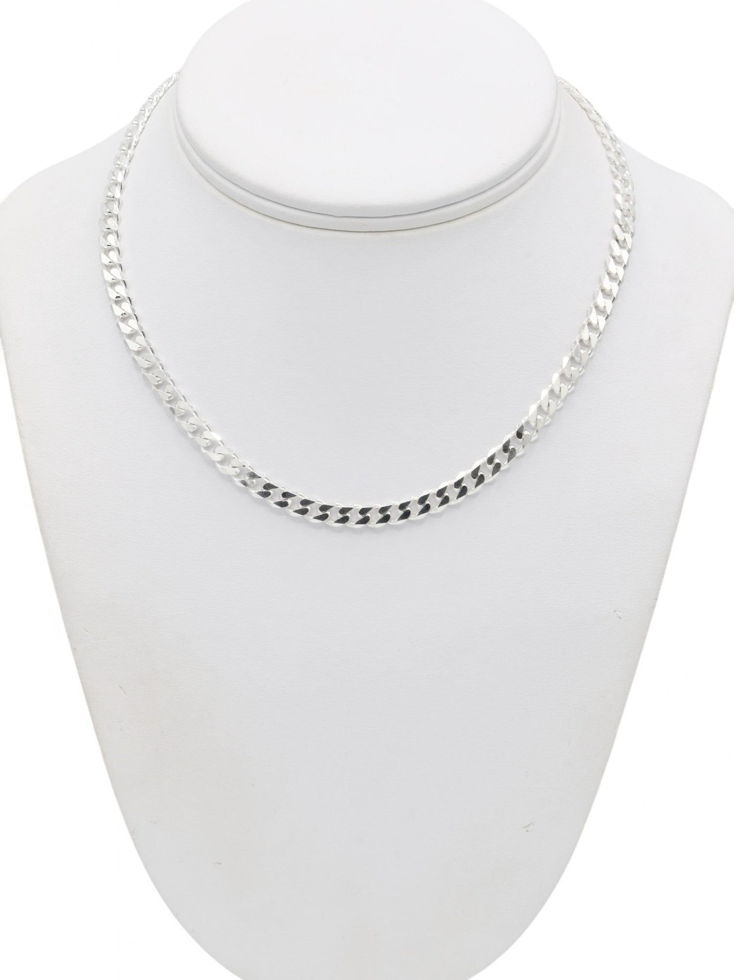Silver Curb Chain