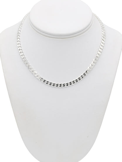 Silver Curb Chain