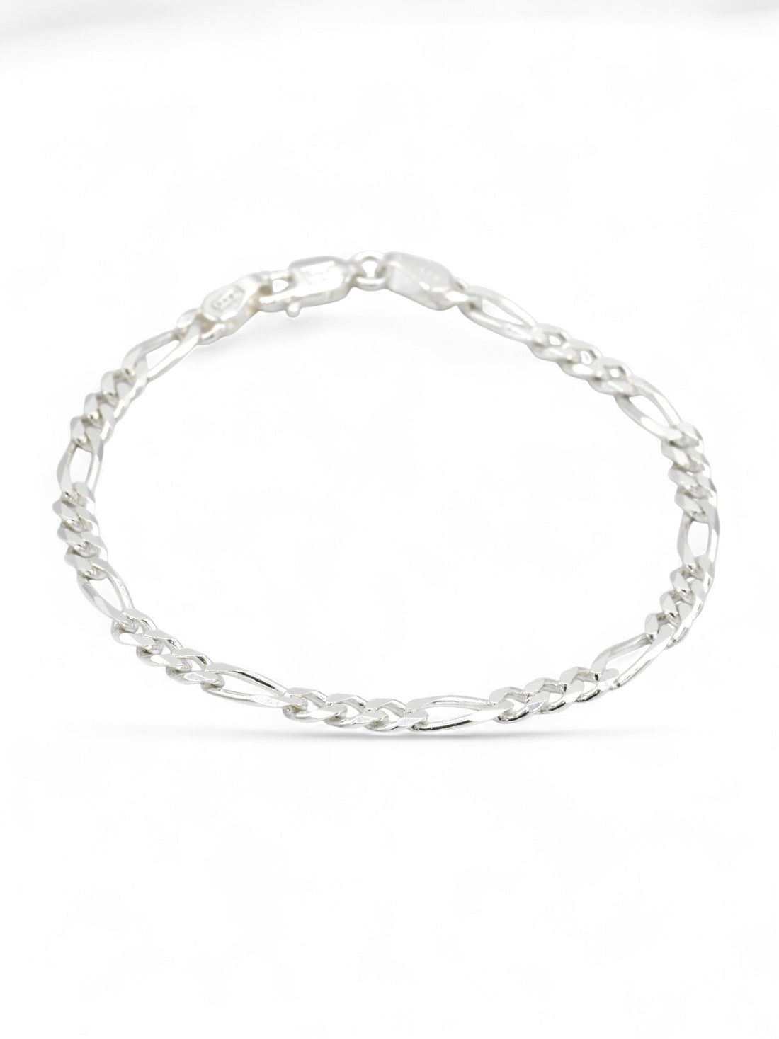 925 Sterling Silver Figaro Bracelet