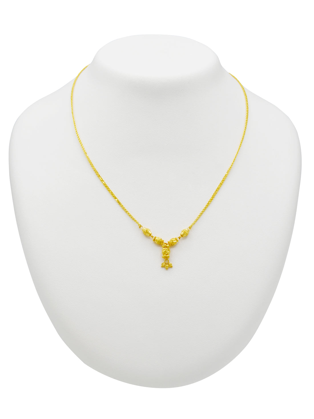22ct Gold Ball Fancy Chain - Roop Darshan