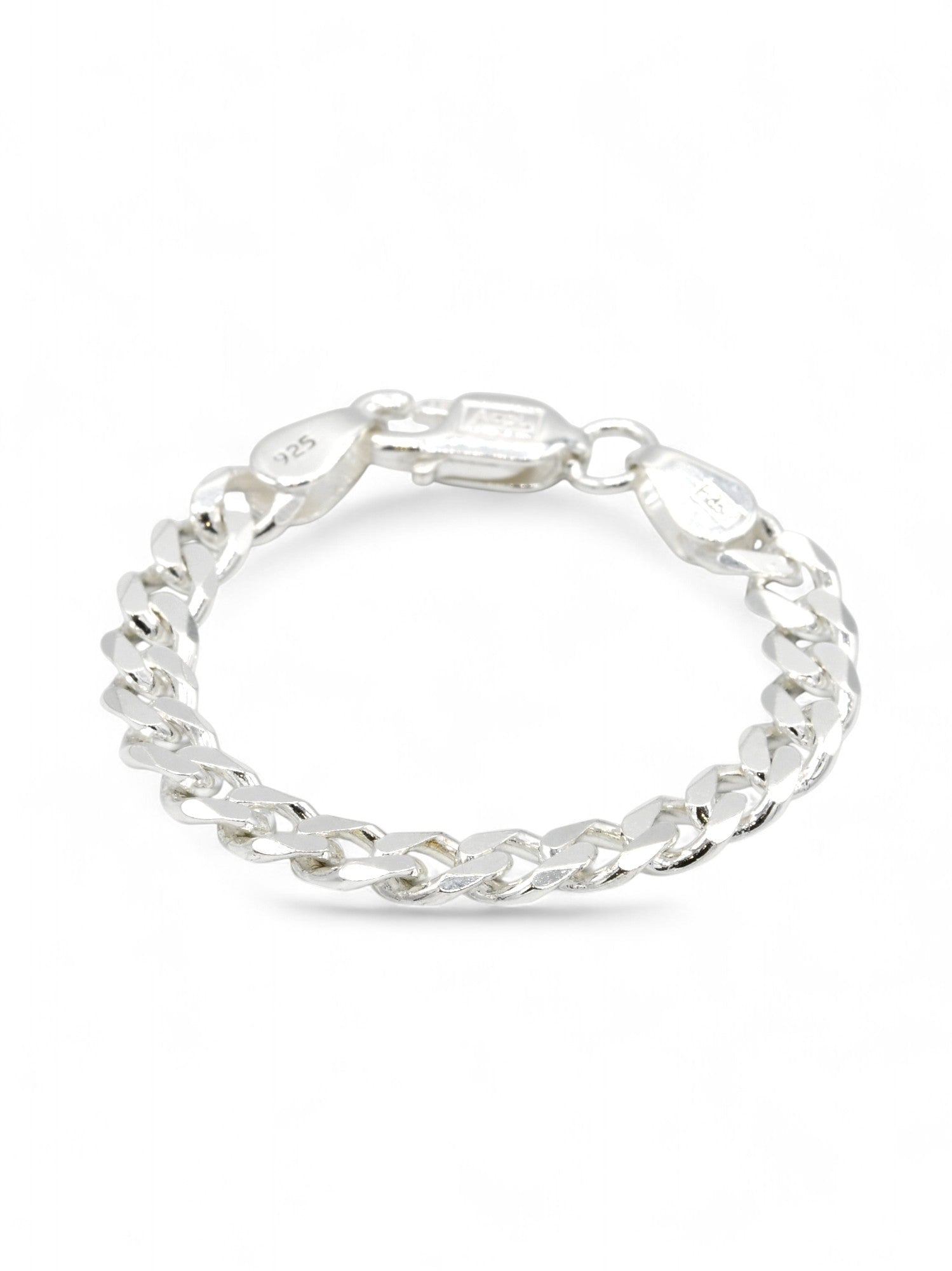 925 Sterling Silver Curb Baby Bracelet