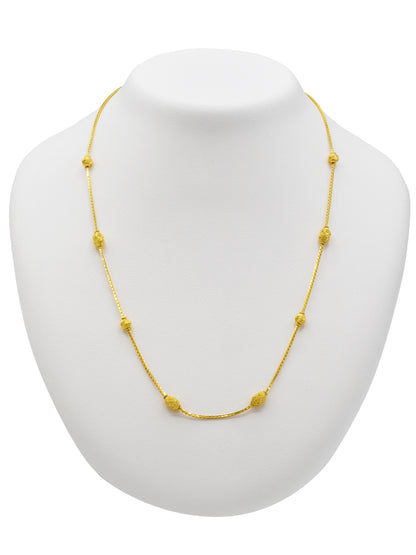 22Ct Gold Fancy Chain - Roop Darshan